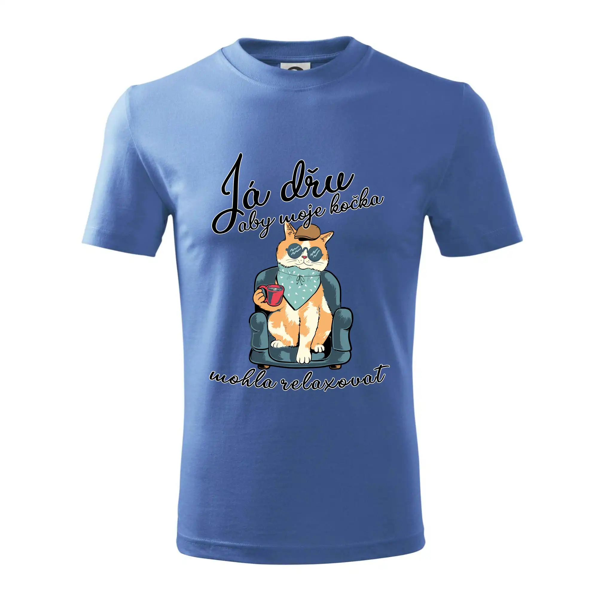 Já dřu, aby moje kočka mohla relaxovat