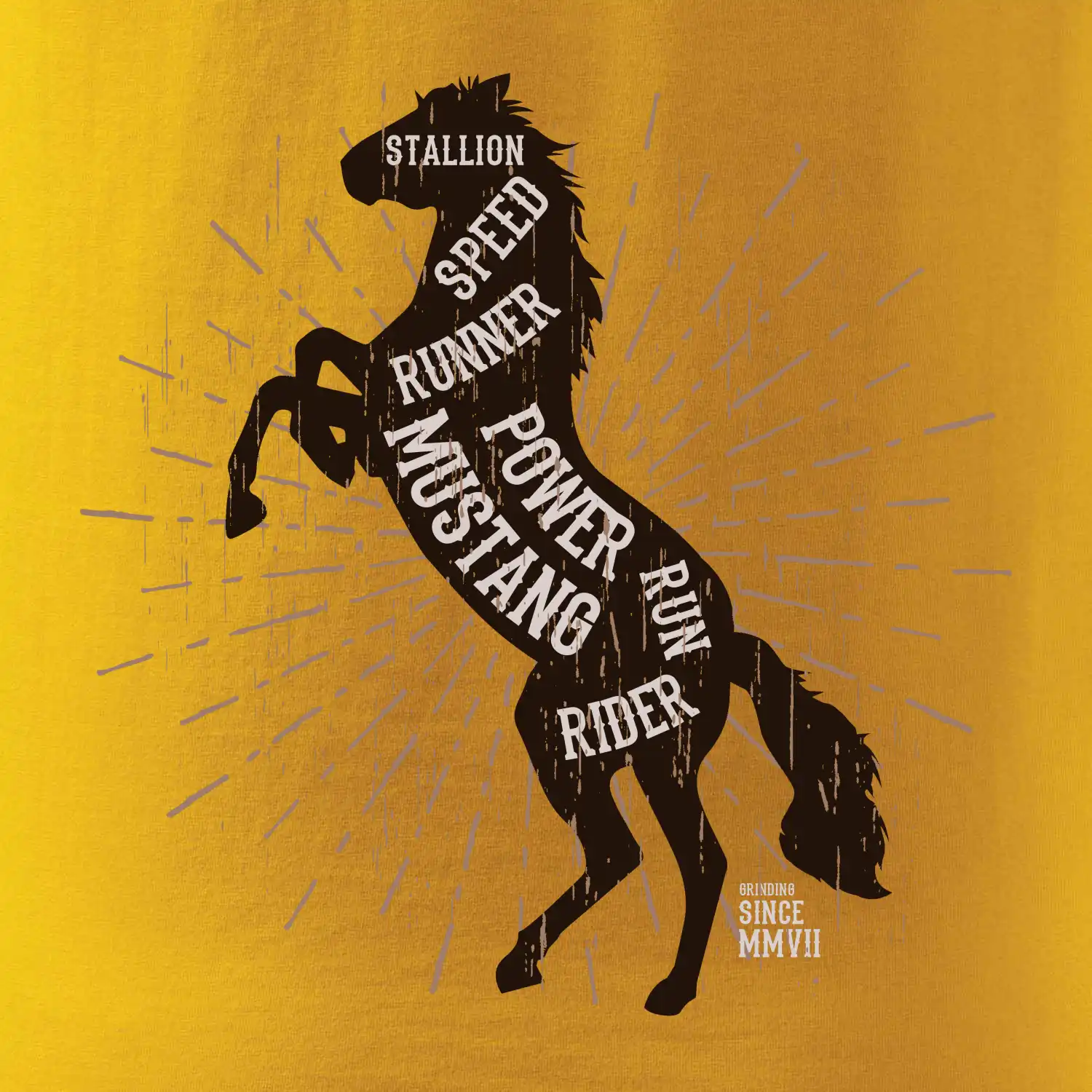 Horse mustang