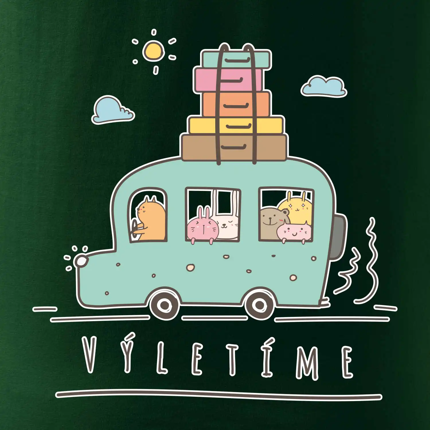 Výletíme obytňák kreslený