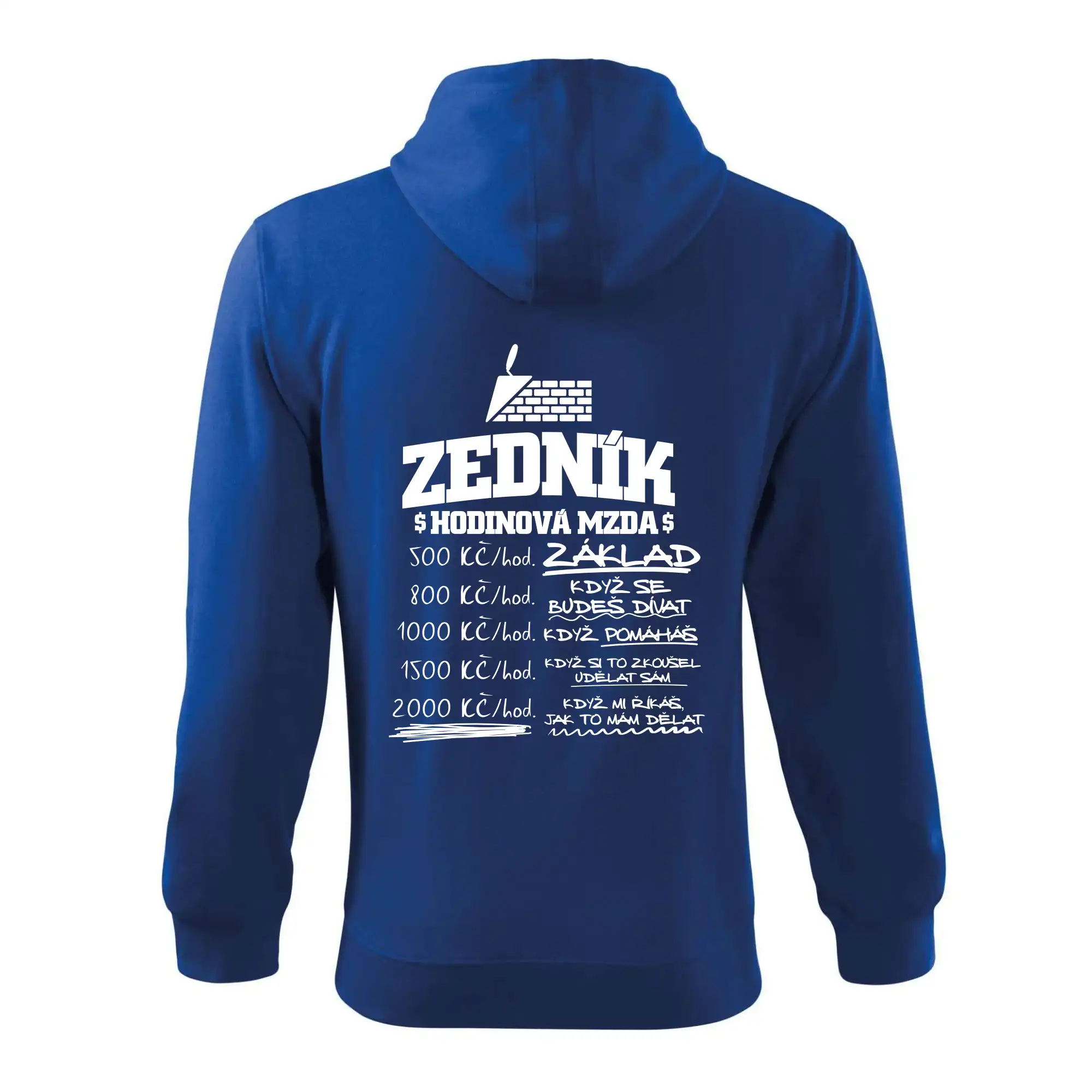 Hodinová mzda zedník