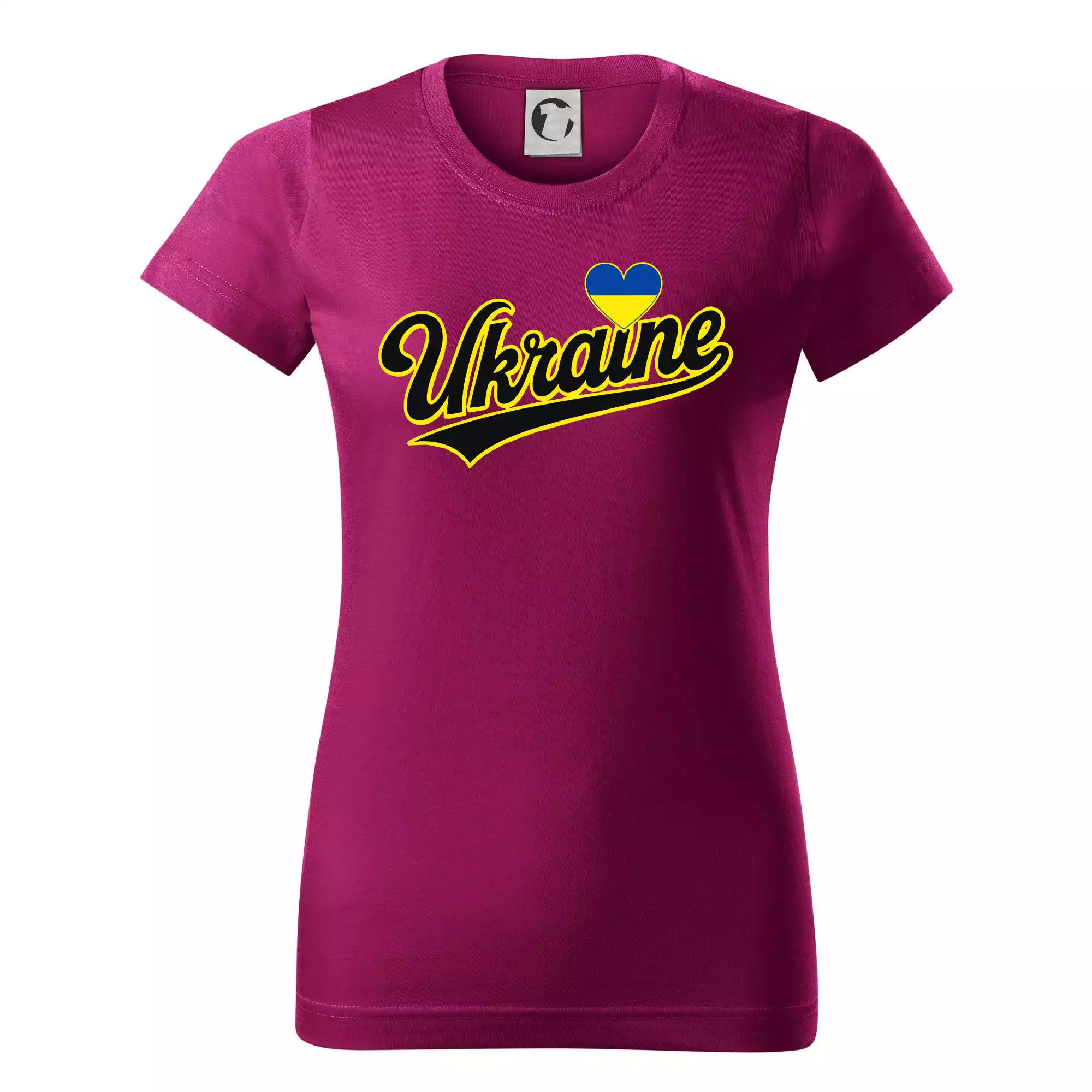 Ukraine - nápis černý