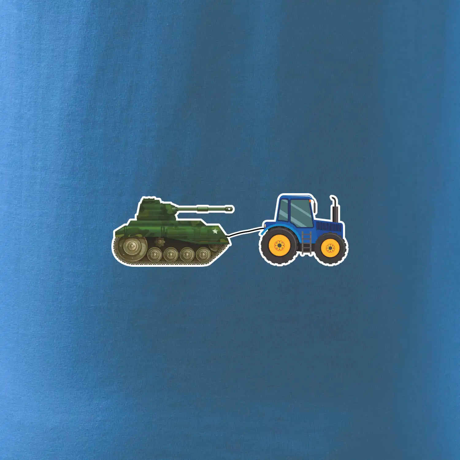 Ukrajinský traktorový pluk ulovil tank