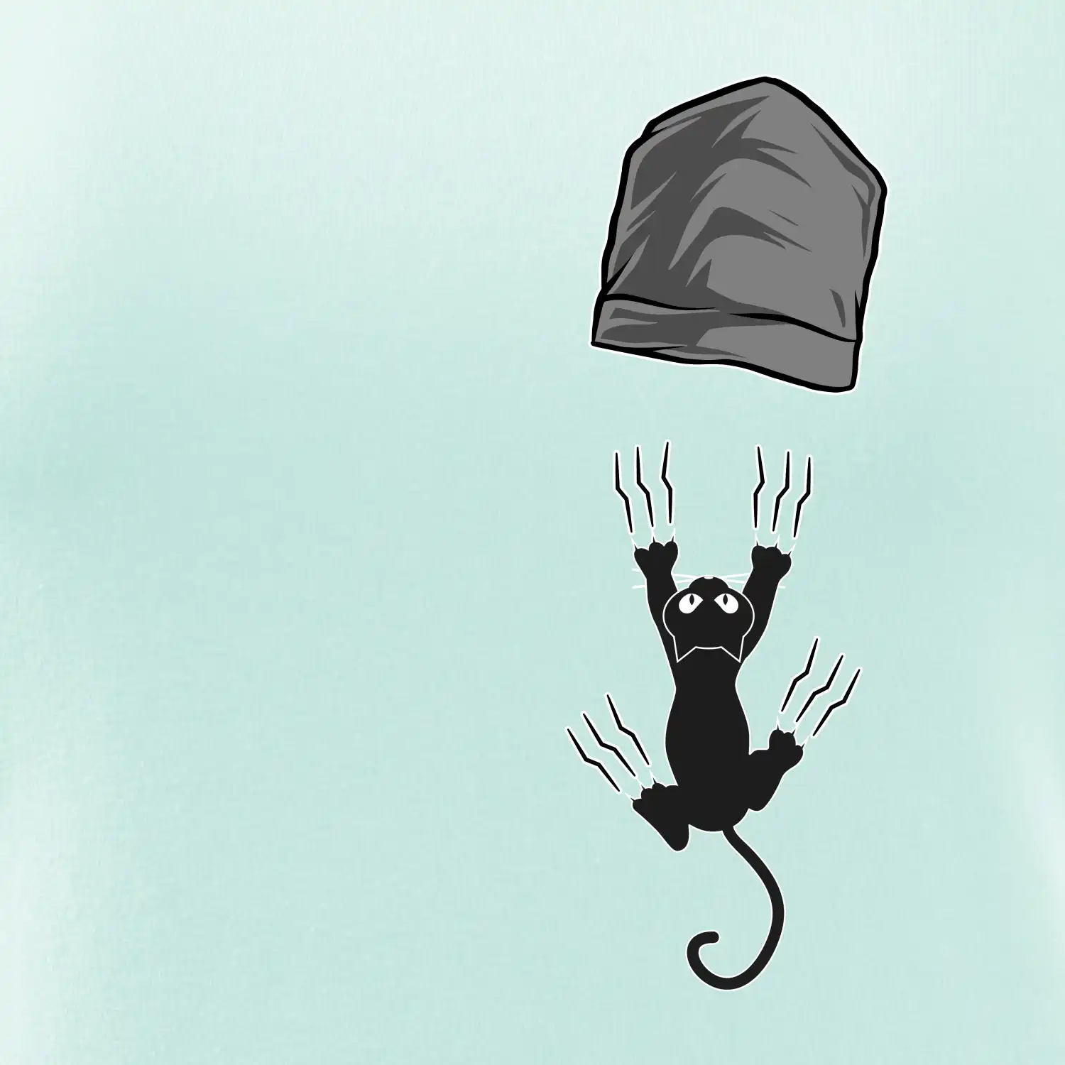 Kočka vypadla z kapsy