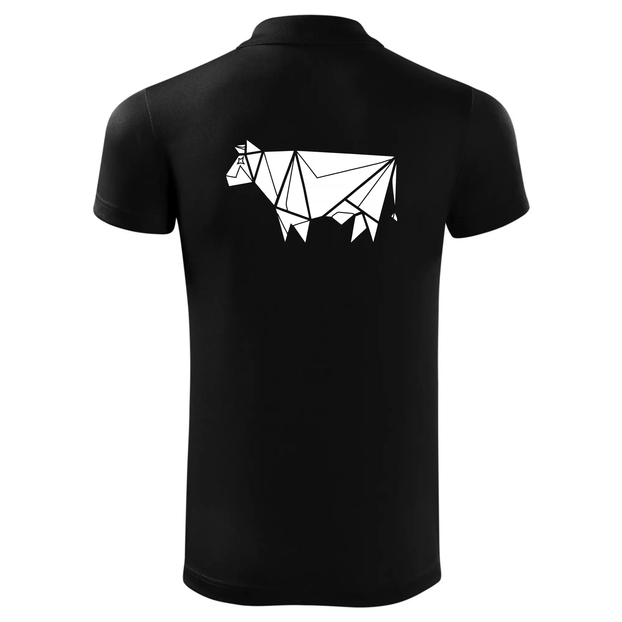 Origami kráva z boku