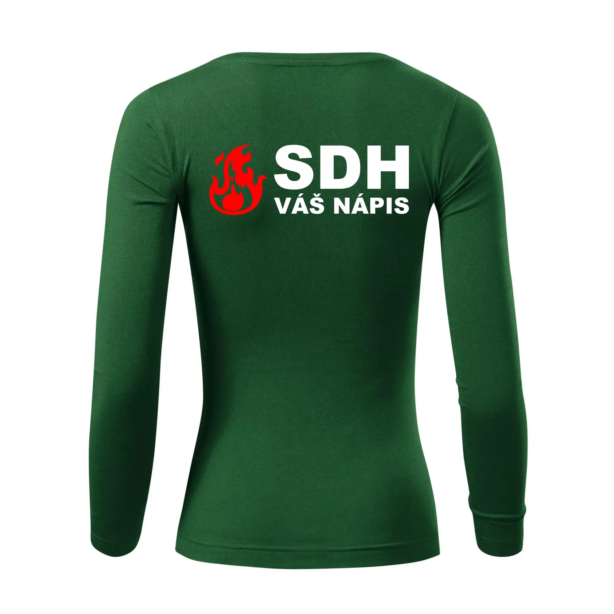 SDH nápis (oheň, firesport, název sboru - vlastní nápis)