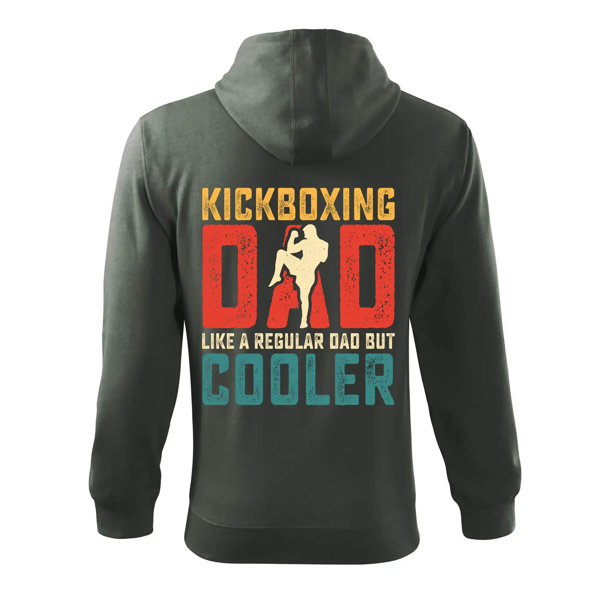 Kickboxing dad like a regular dad but cooler