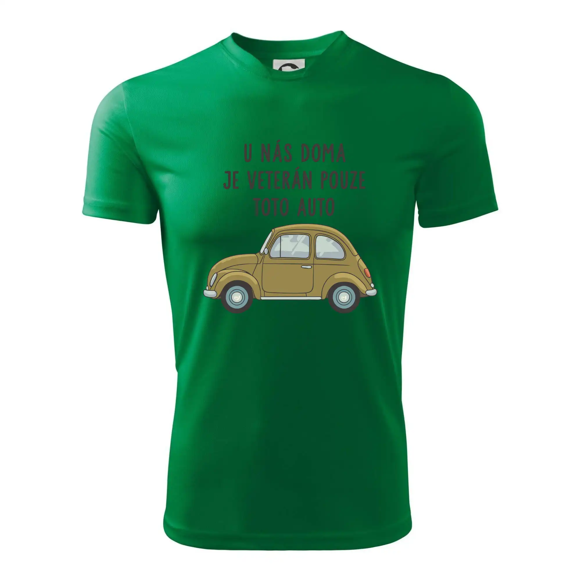 U nás doma je veterán pouze toto auto zelené