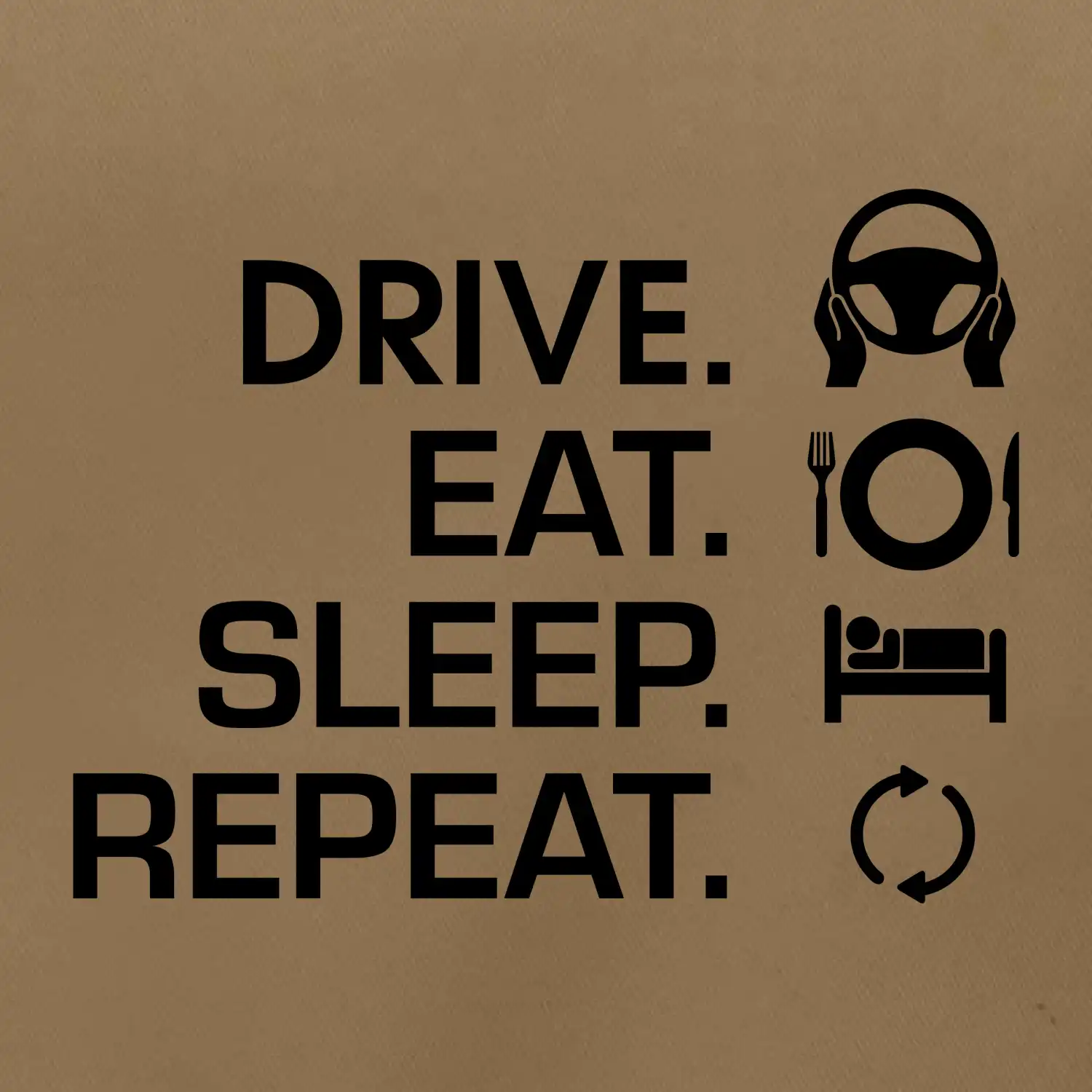 Drive eat sleep repeat