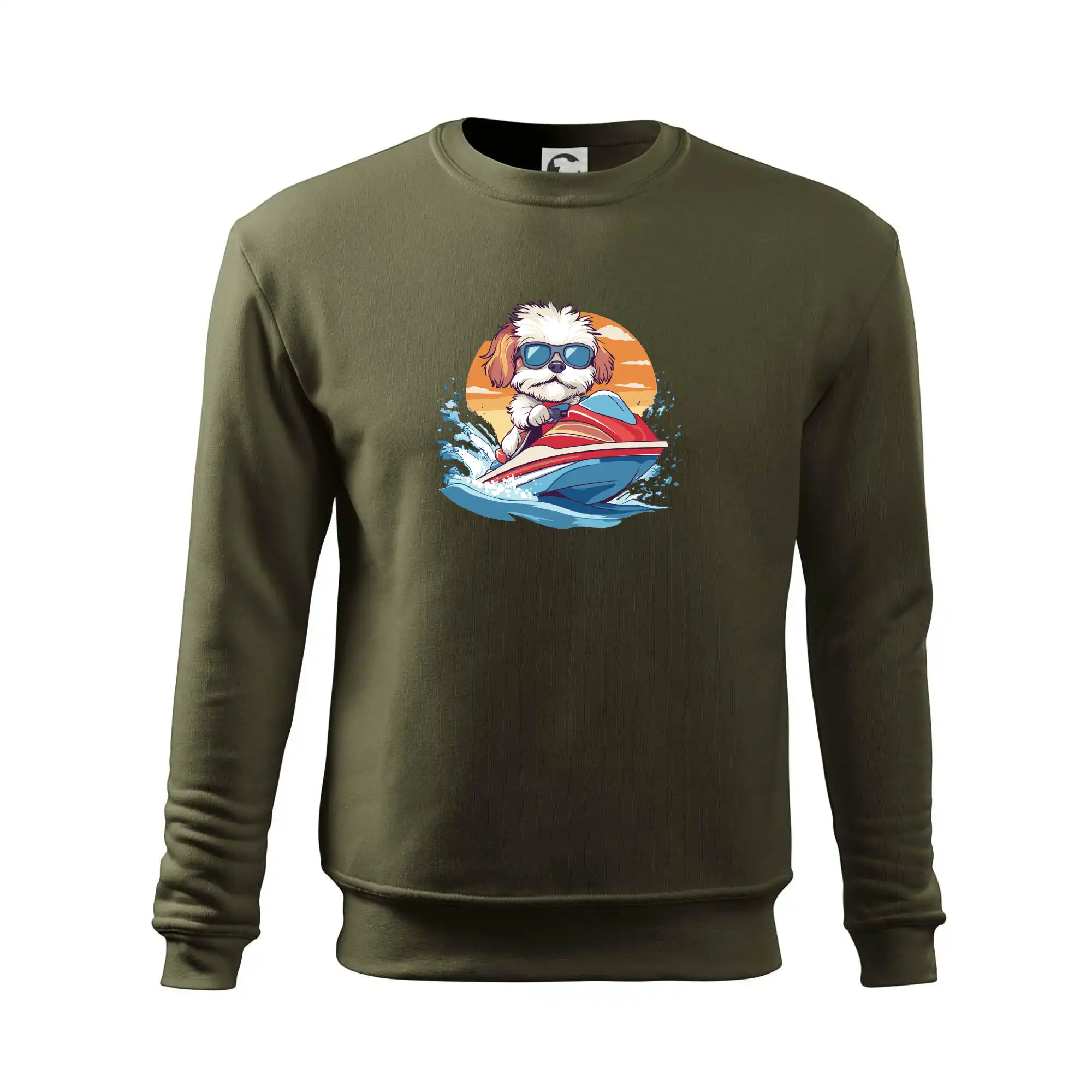 Bišonek na vodním skútru