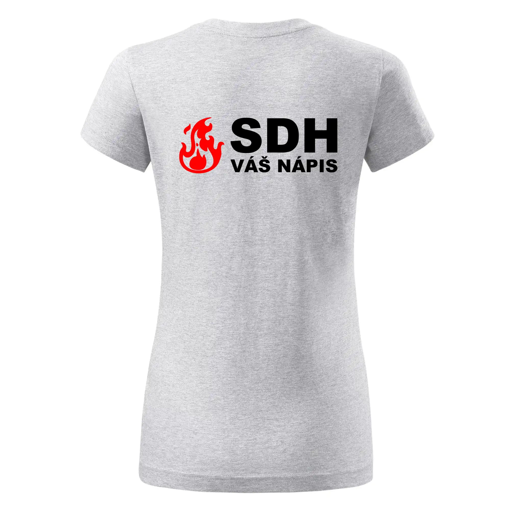 SDH nápis (oheň, název sboru - vlastní nápis)
