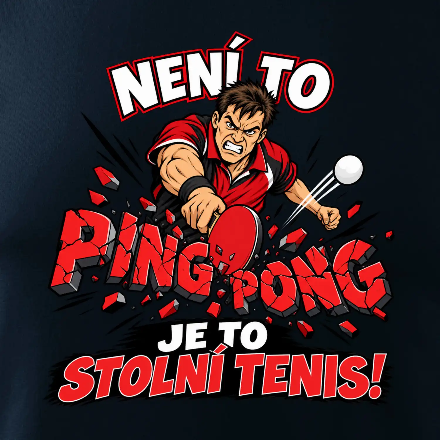 Není to ping pong, je to stolní tenis!