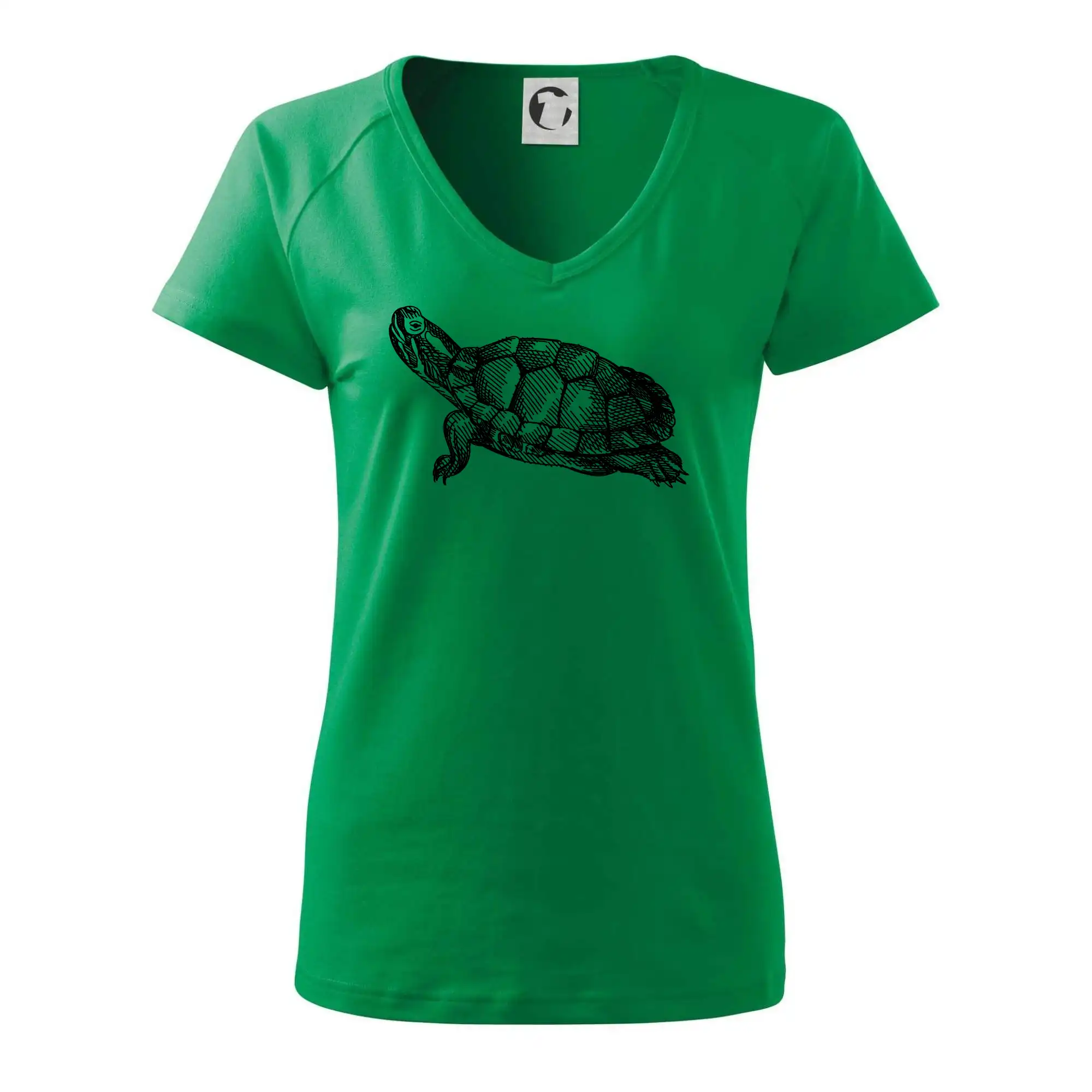 Tužkou kreslená želva