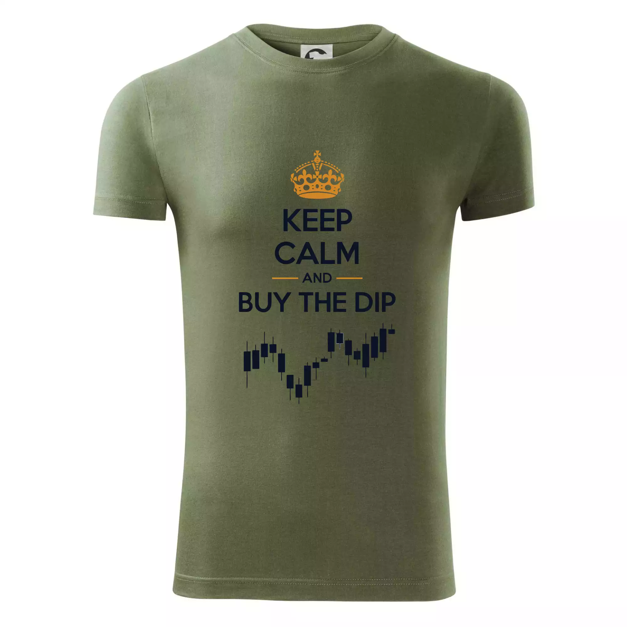 Keep Calm and Buy the Dip - koruna  a graf