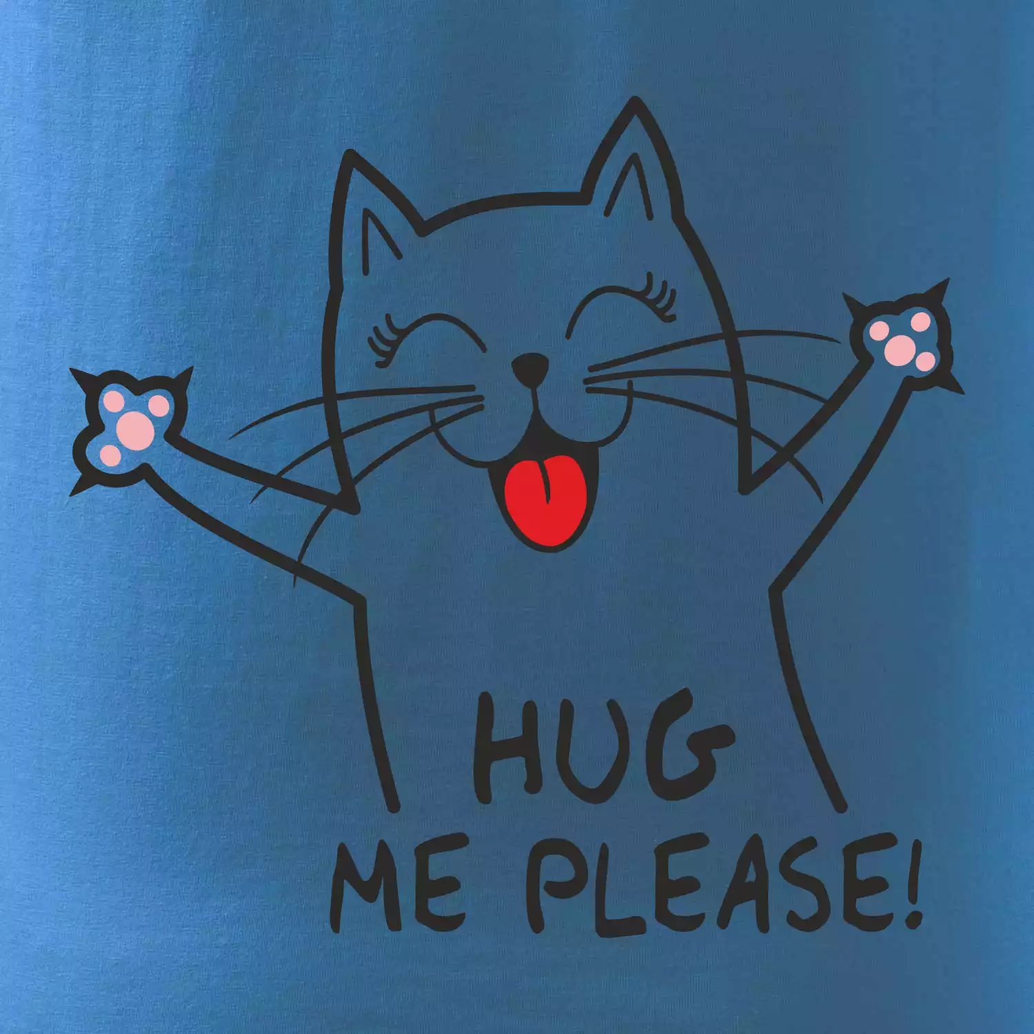 Kočka hug me please