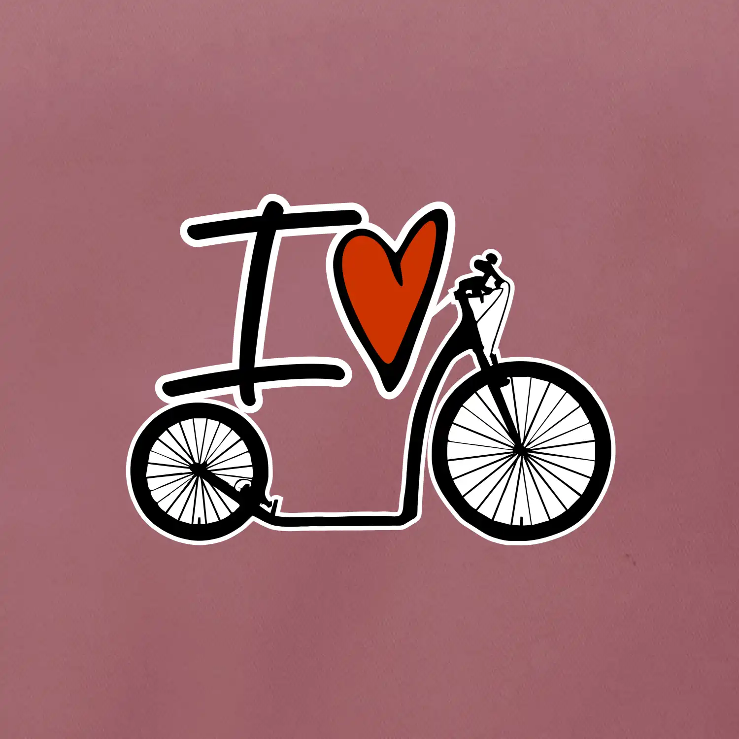 I love koloběžka velké a malé kolo