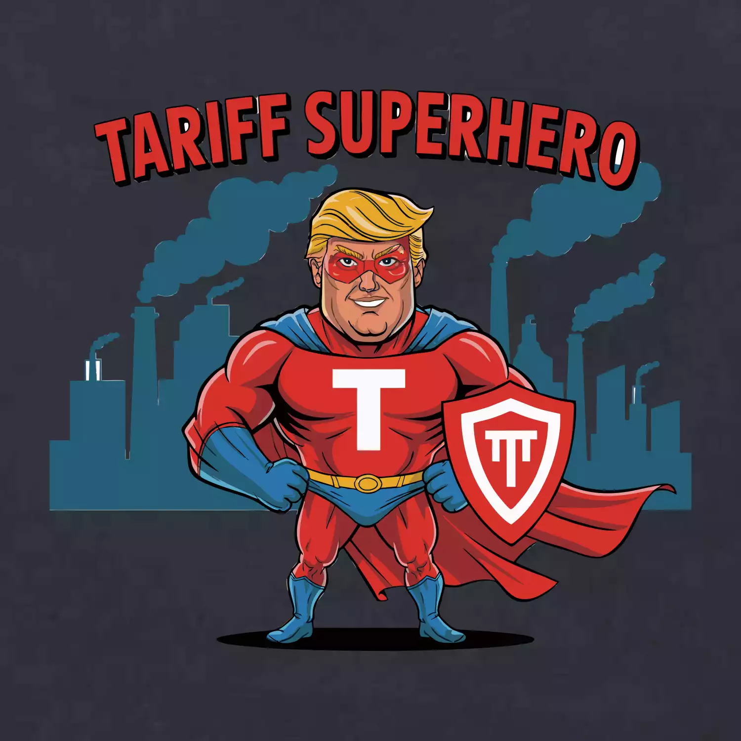 Tariff Superhero Trump