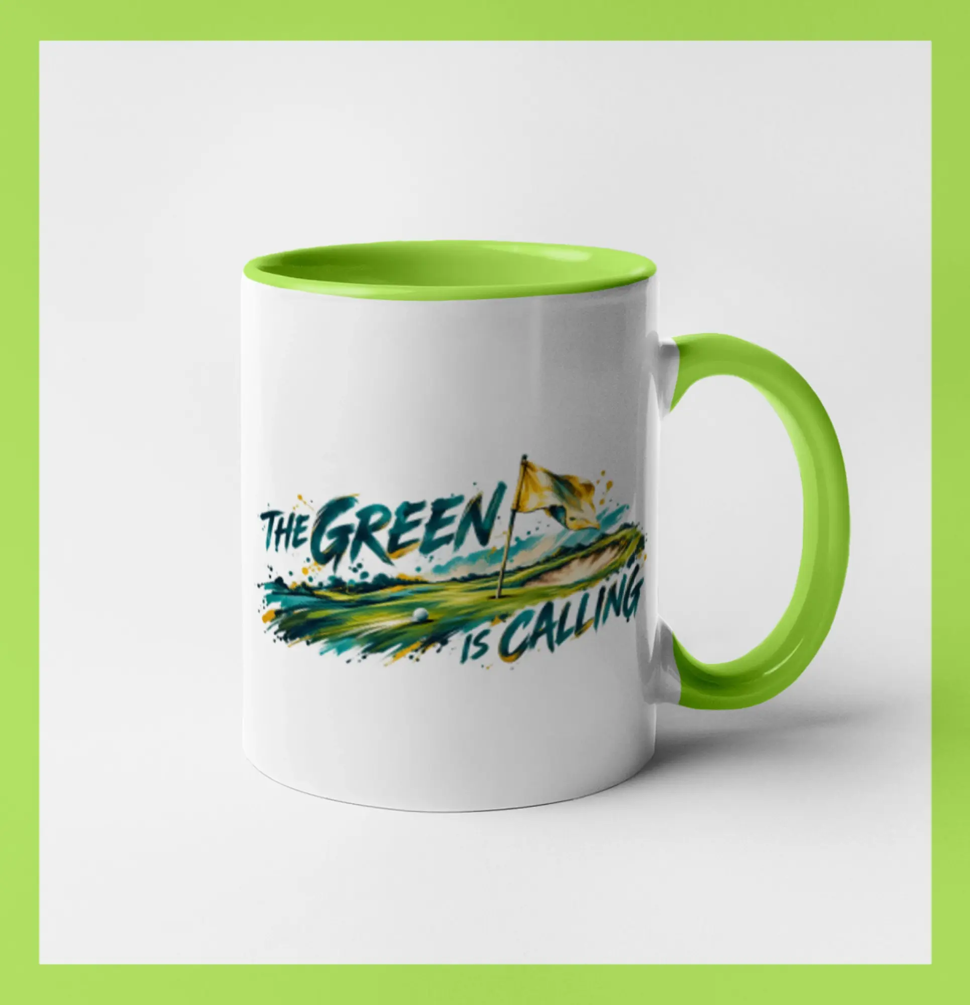 The green is calling malovaný golf