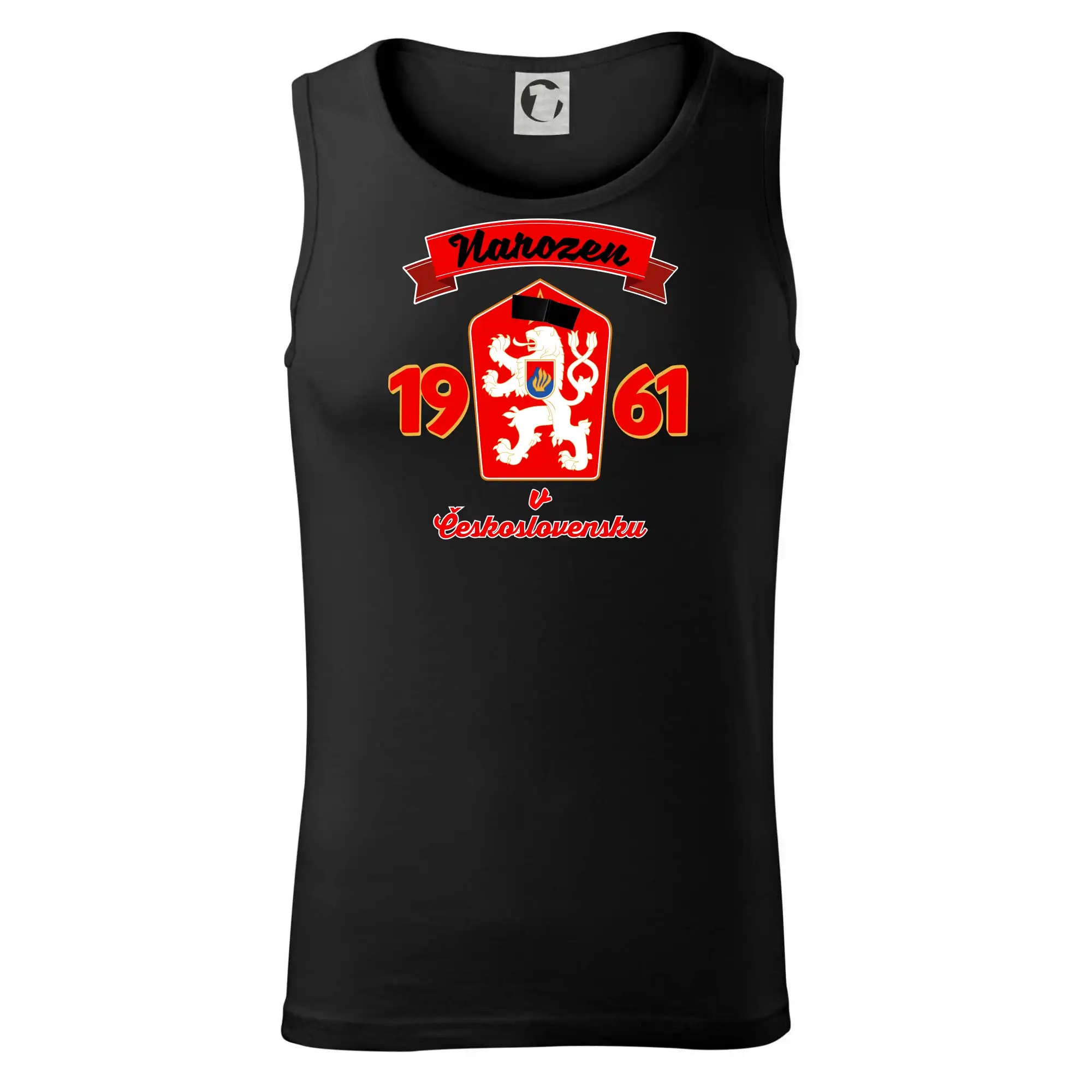 Narozen v Československu - Přelepený znak 1961