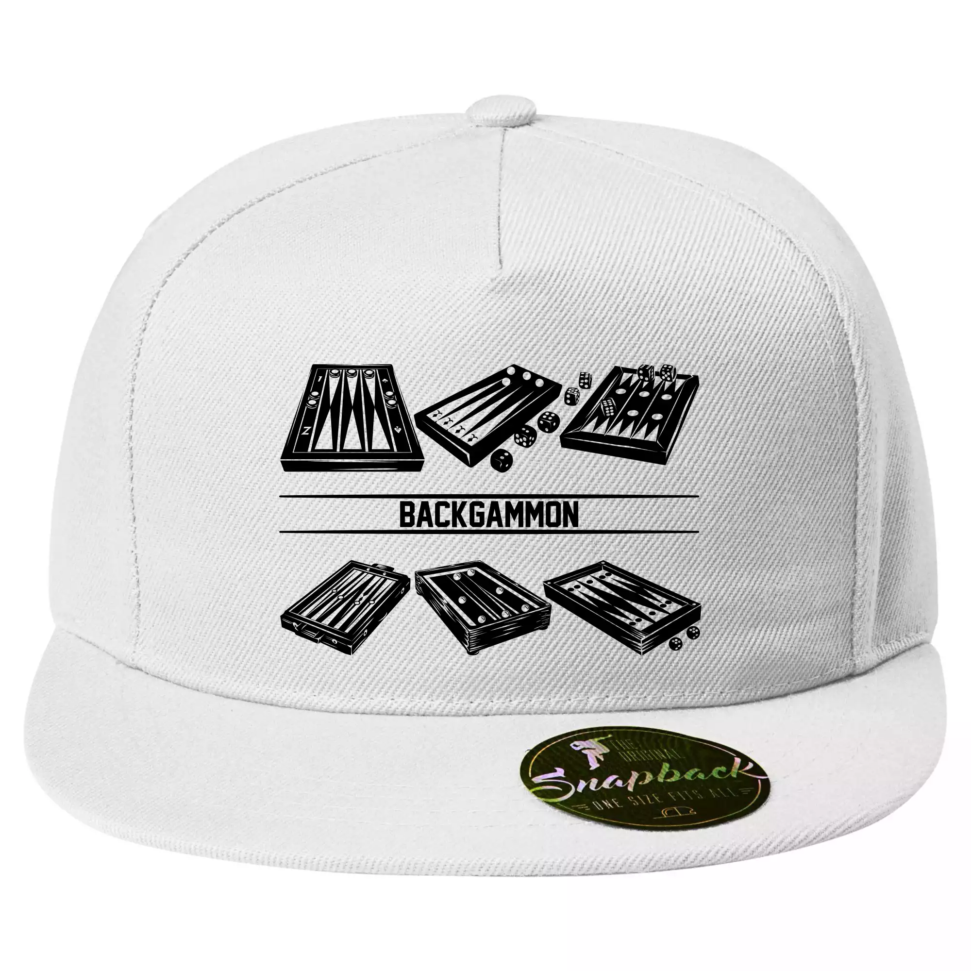 Backgammon černý set