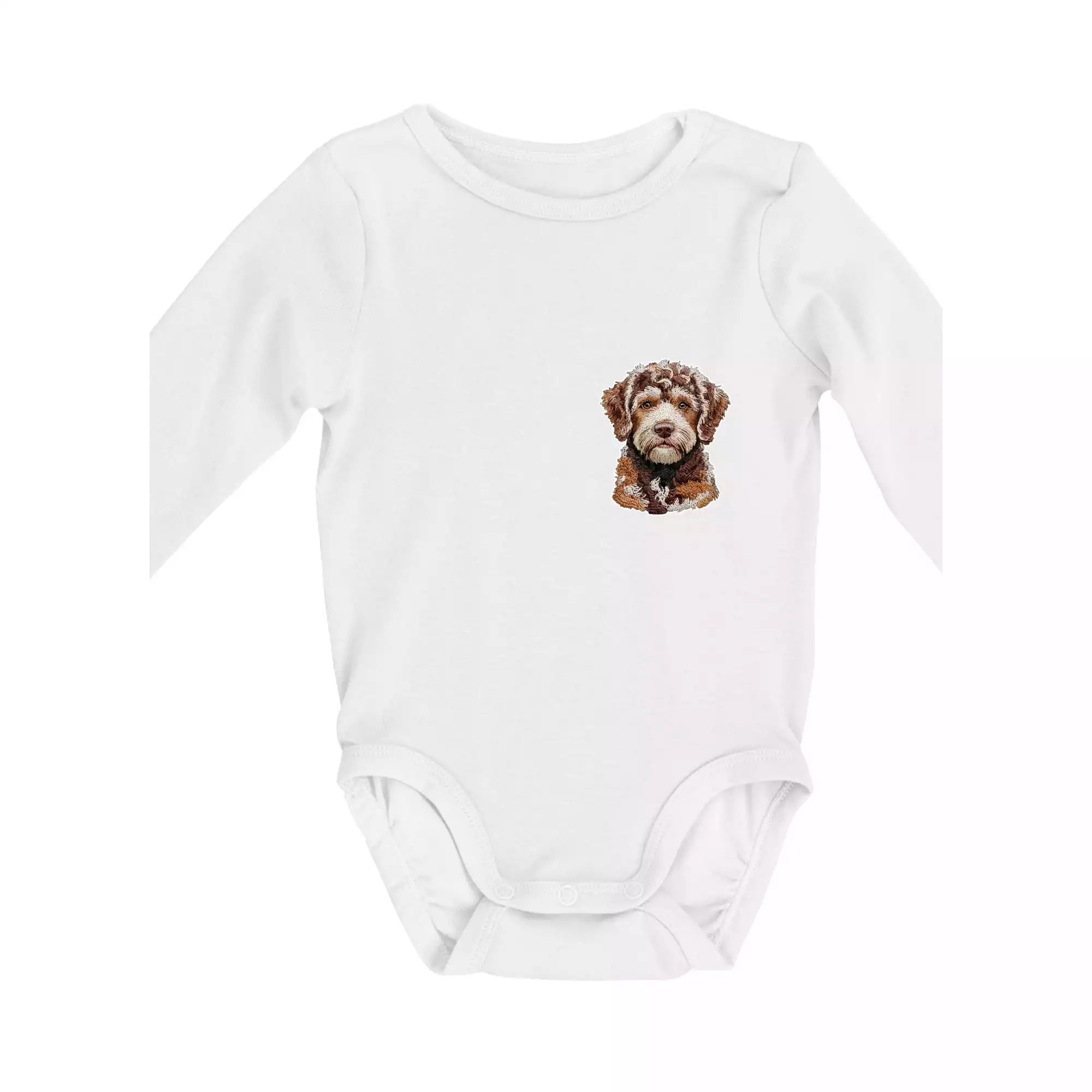 Lagotto romagnolo vyšívaná hlava na prsu