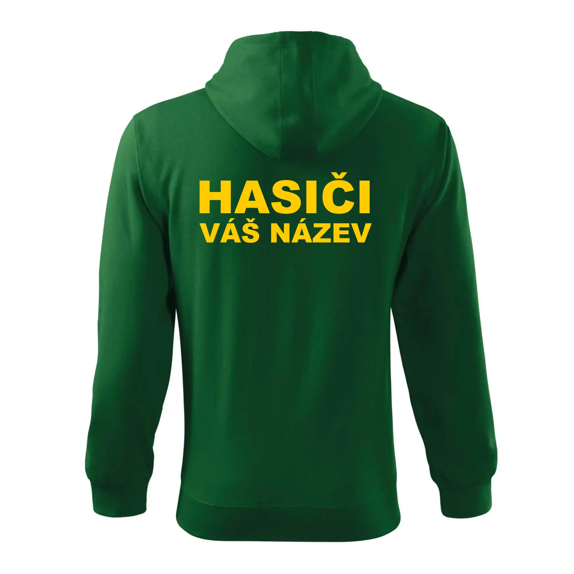 Hasiči - žlutý nápis - váš název sboru