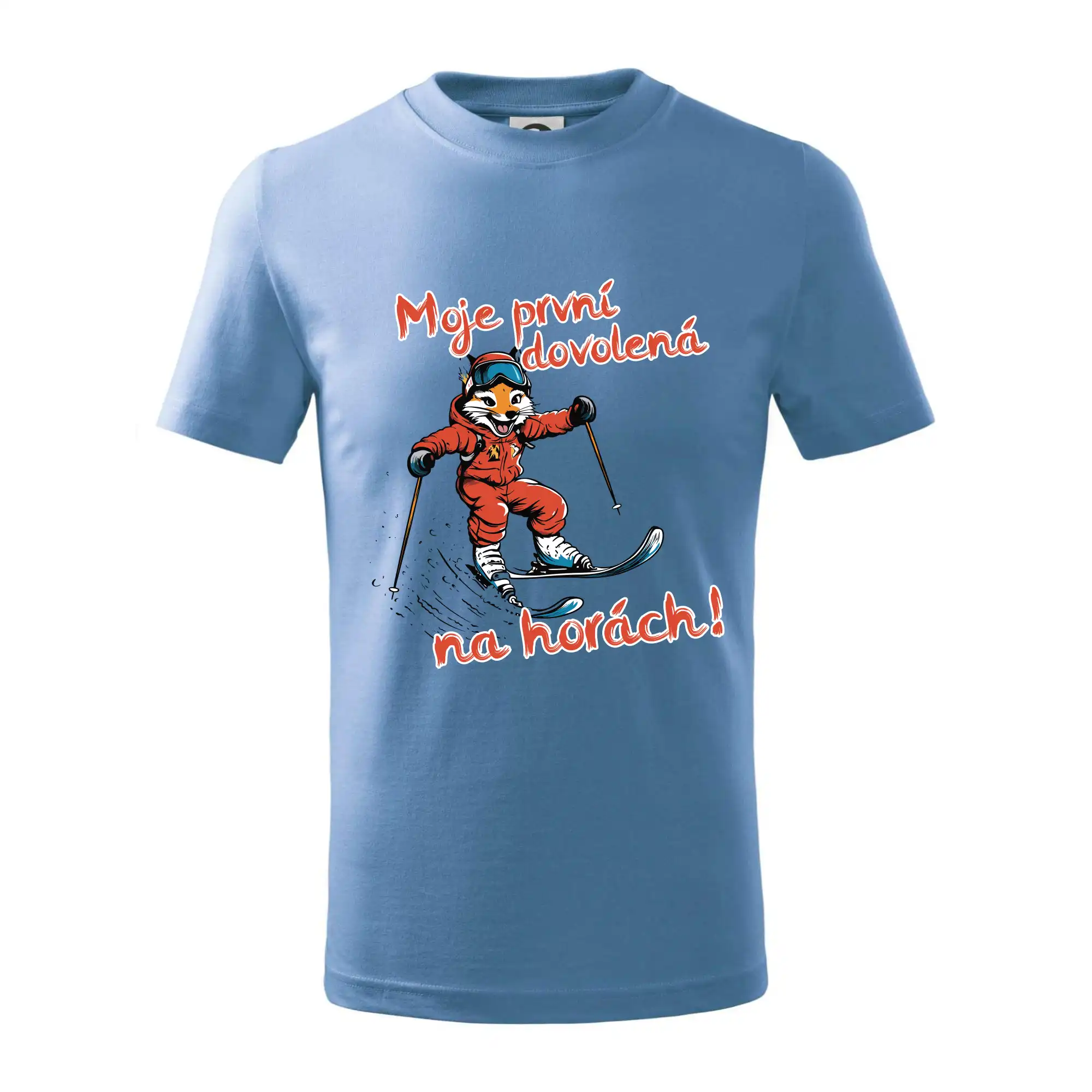 Moje první dovolená na horách hnědá  liška