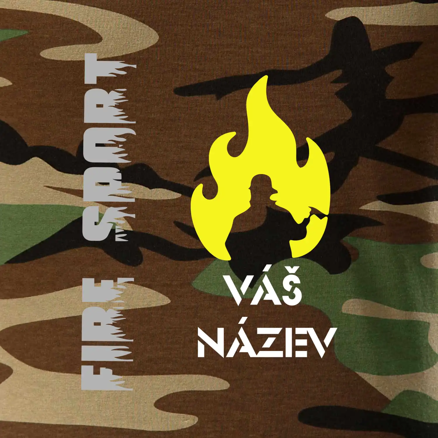 Hasiči - oheň - Váš název - Prso + záda