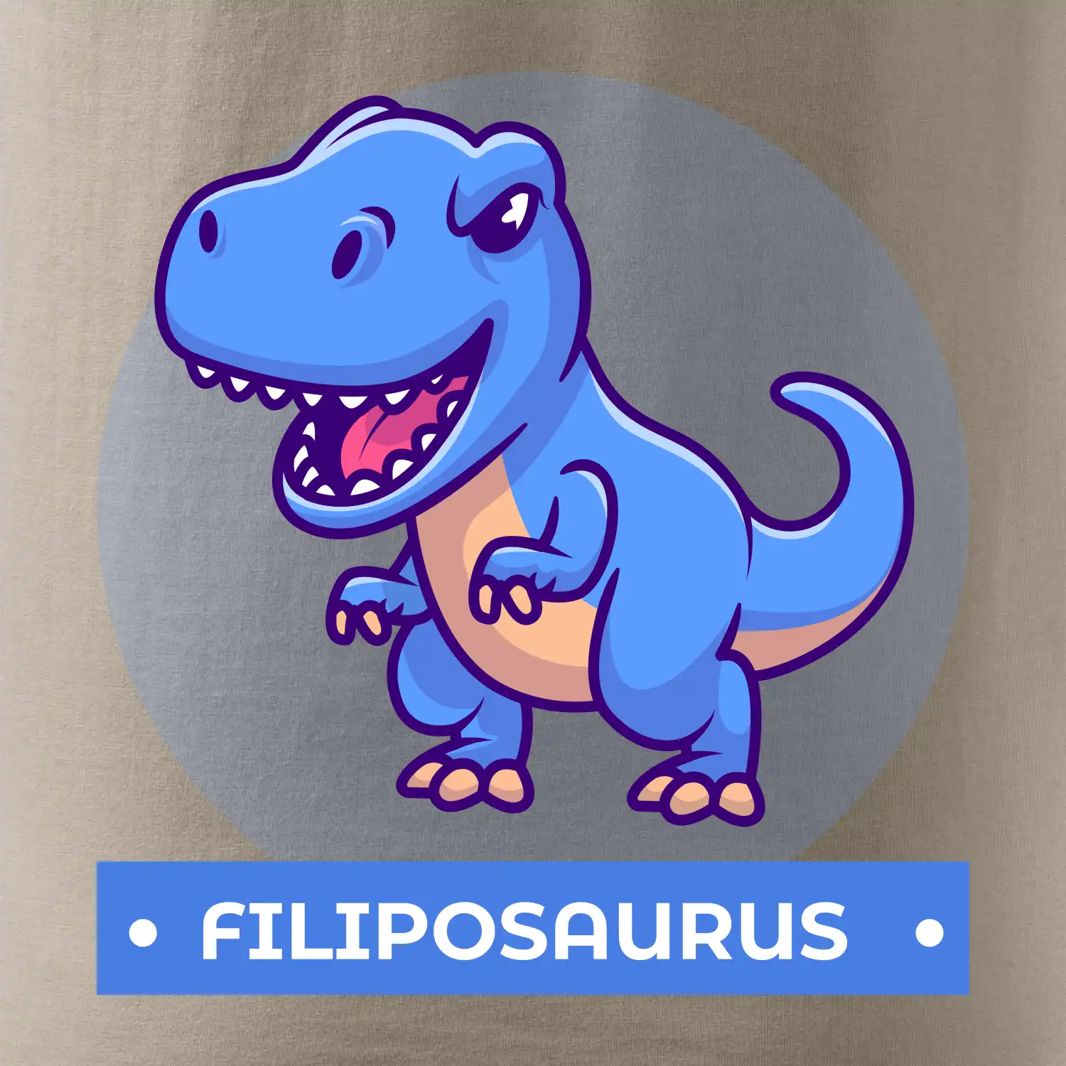 Dinosauří jména - modrý dinosaurus