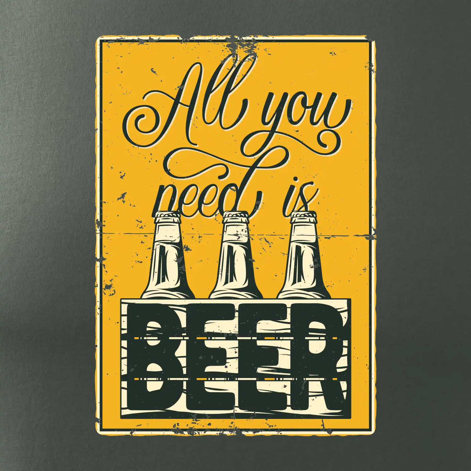 All you need is beer