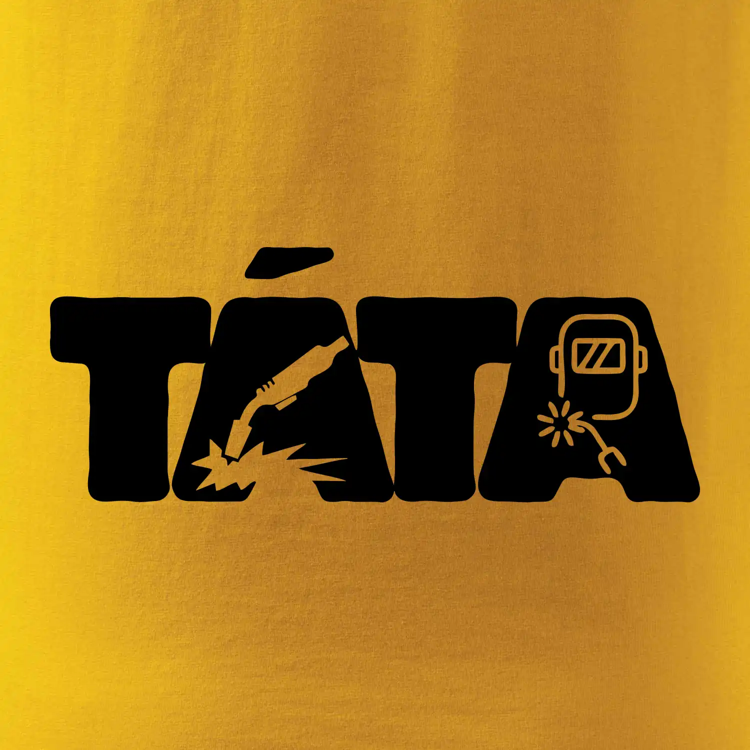 Táta nápis - svářeč