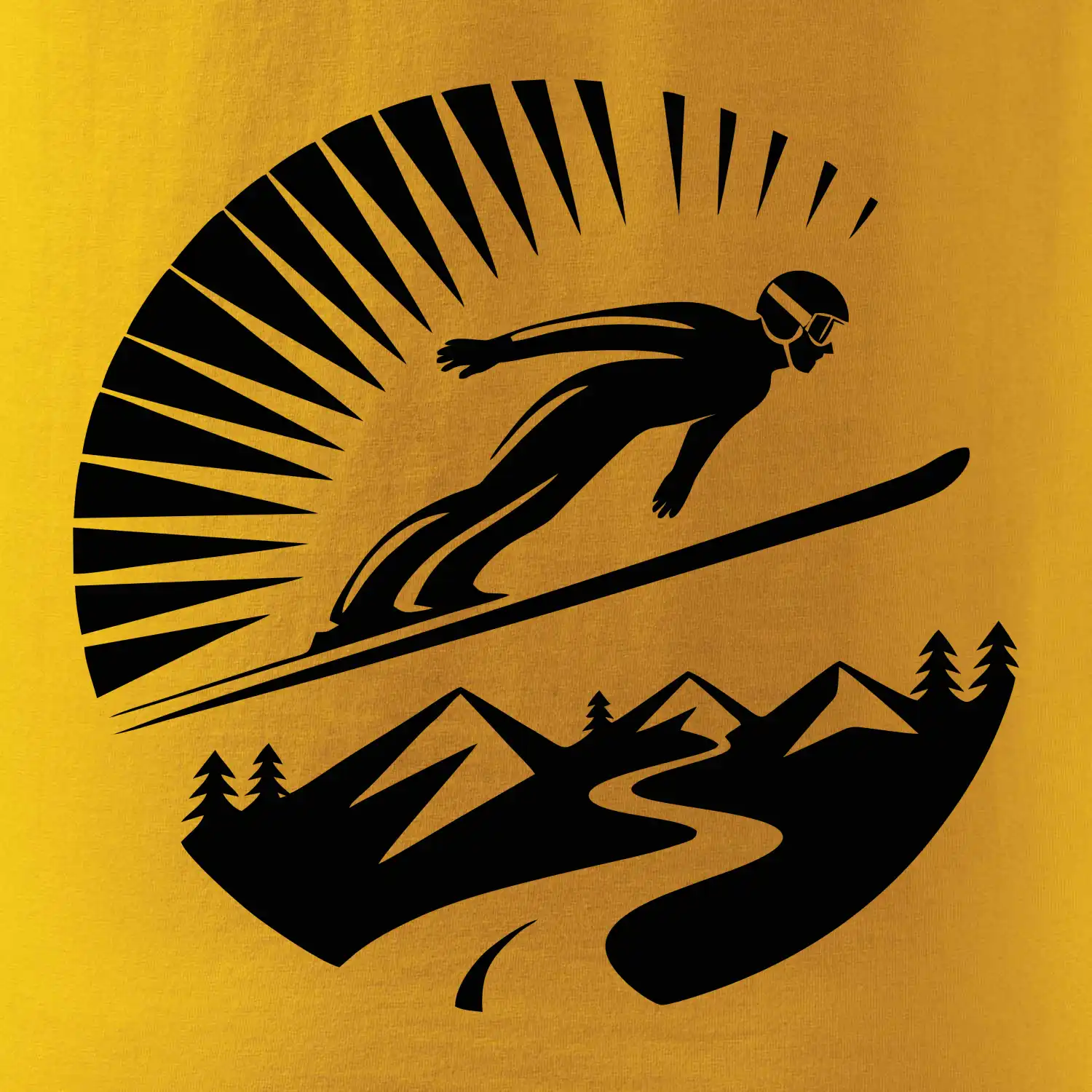 Skokan černý v kruhu