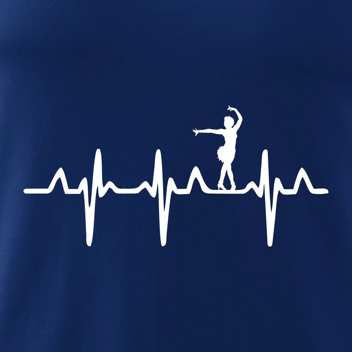 EKG tanečnice salsy