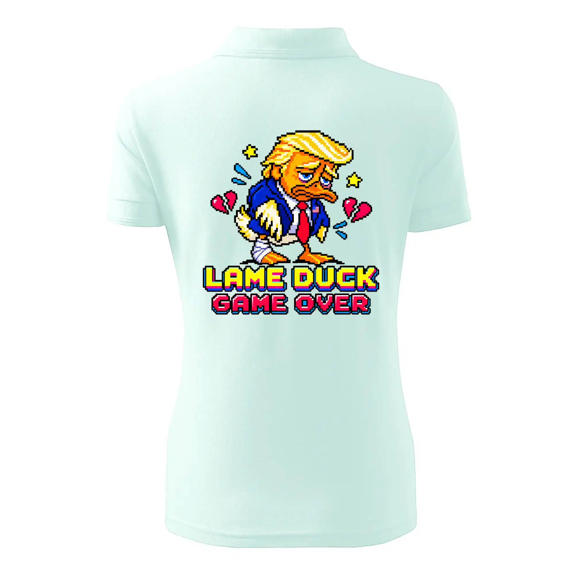 Trump lame duck pixel art game over