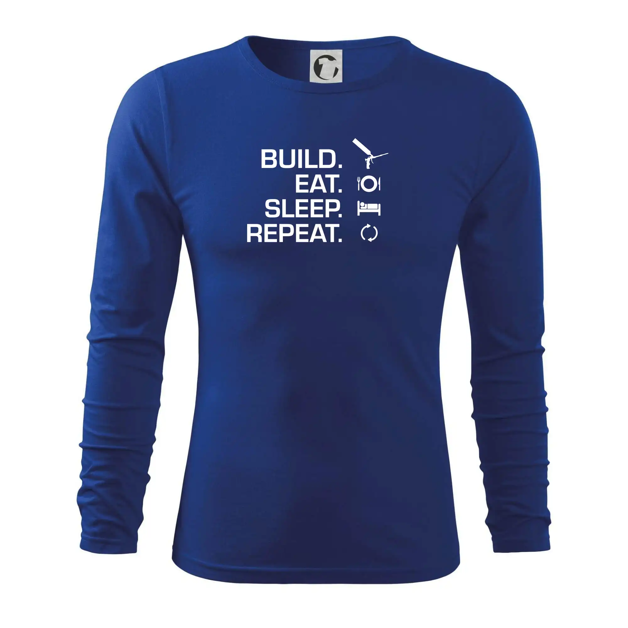 Build eat sleep repeat - montážní pěna