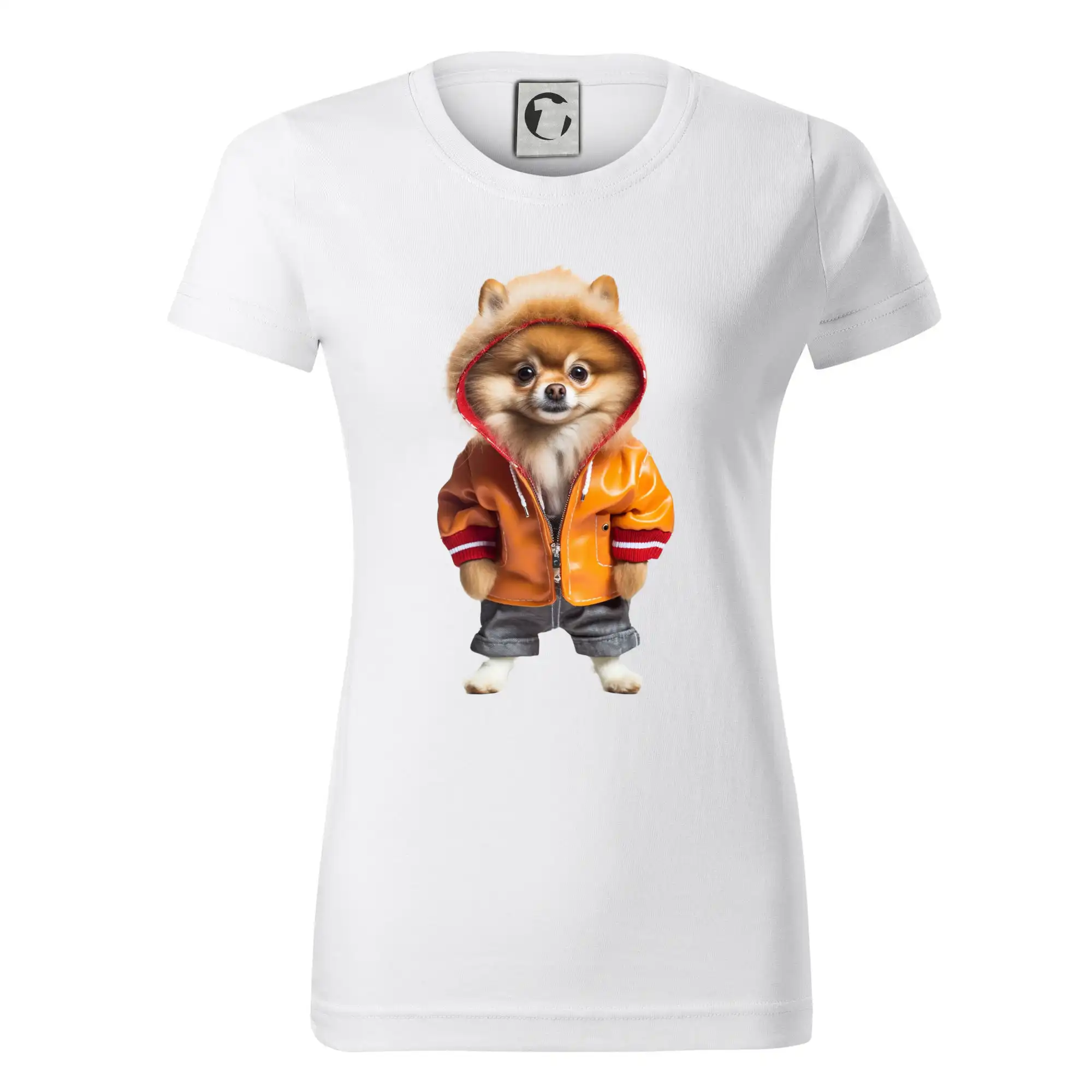 Pomeranian v bundě