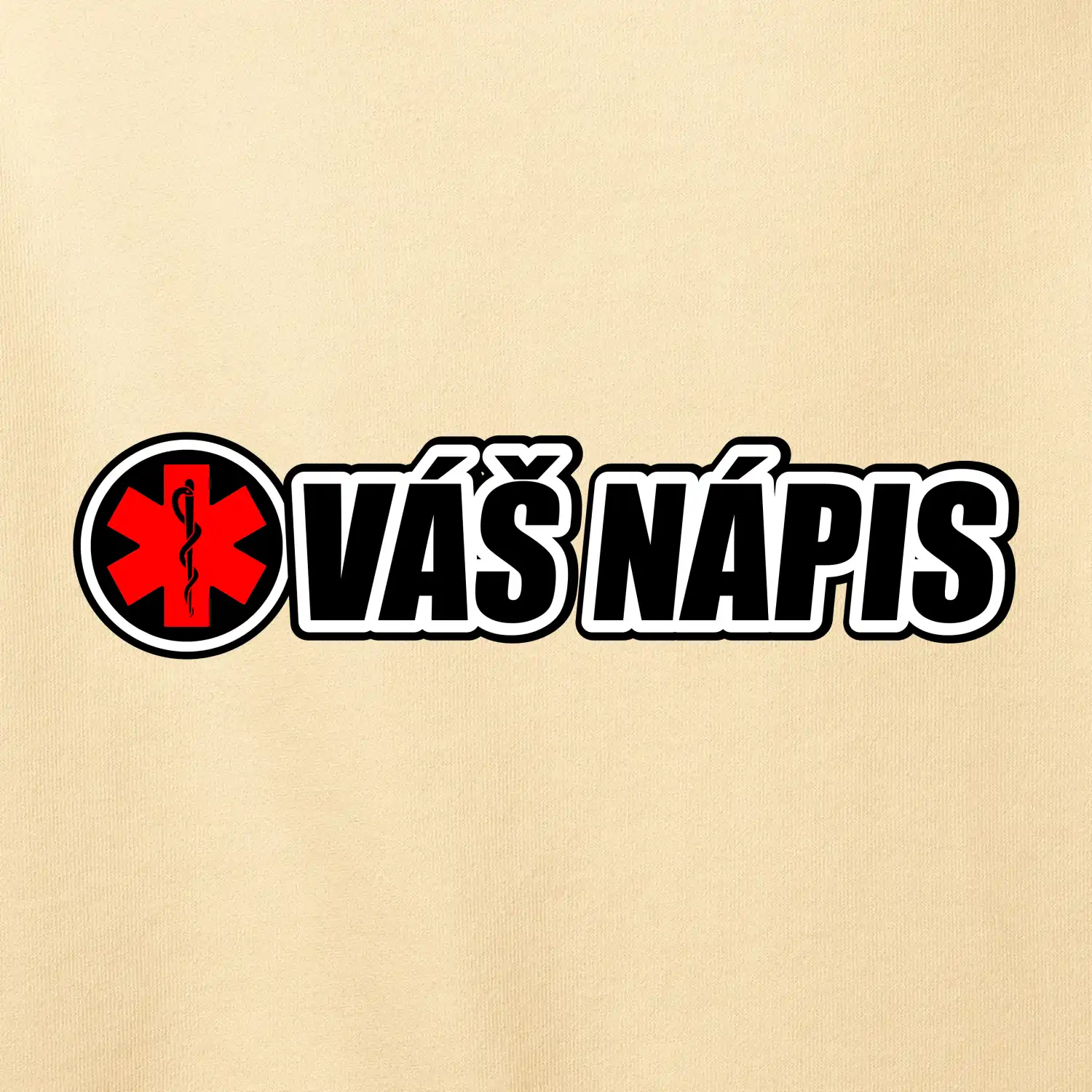 Kulatý kříž - tvůj nápis