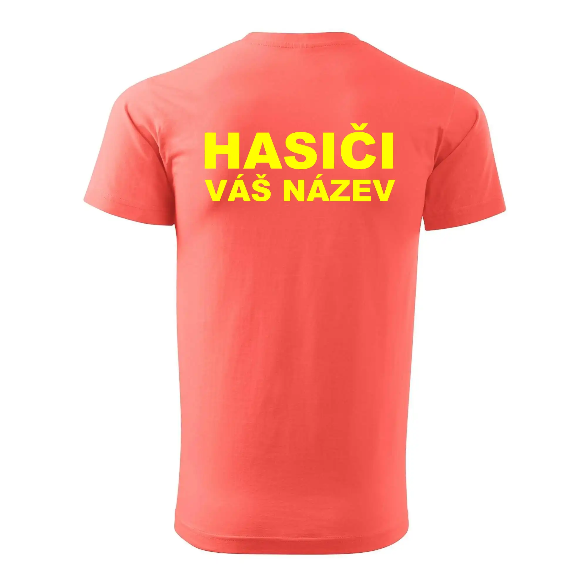Hasiči - žlutý nápis - váš název sboru