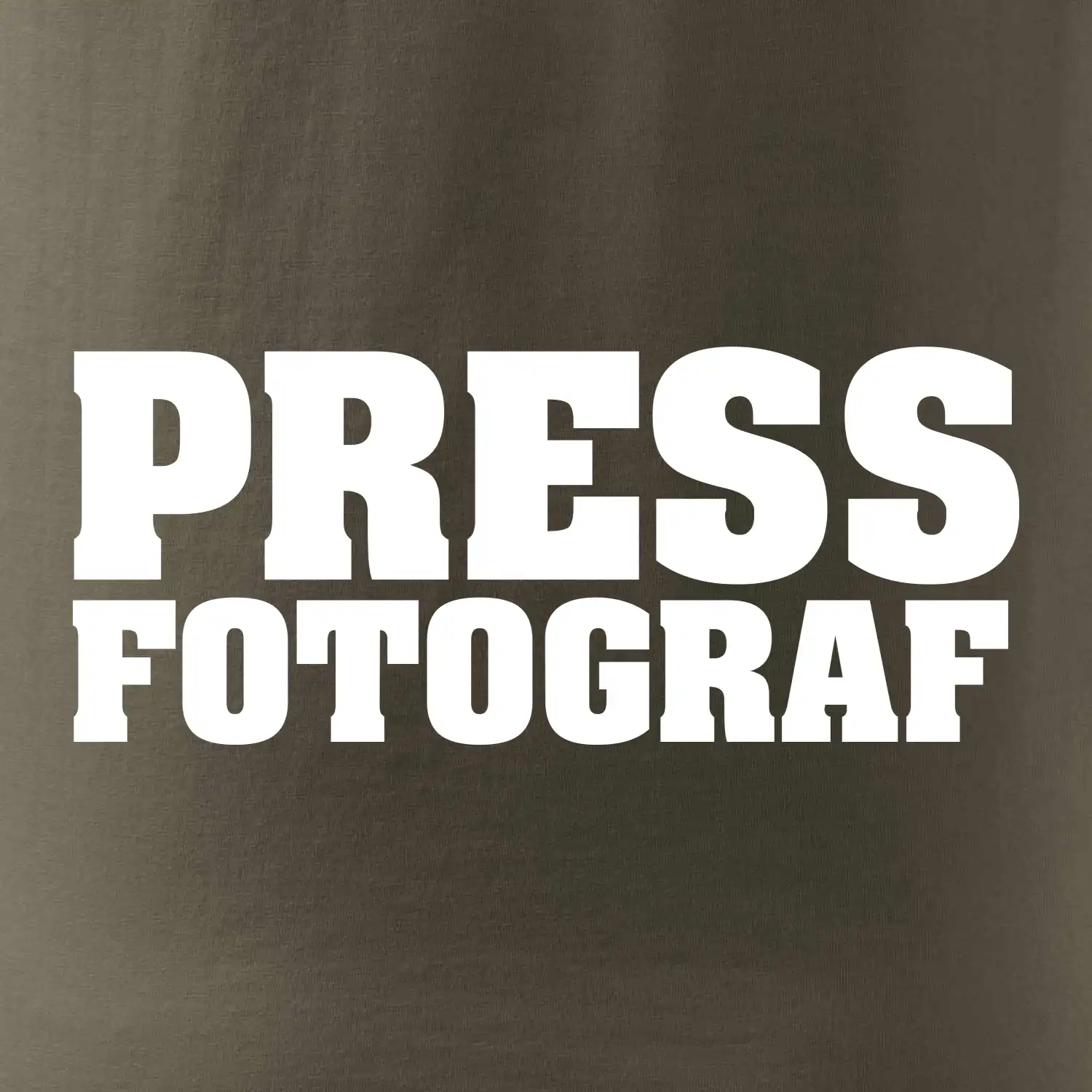 Novinář nápis - Press Fotograf