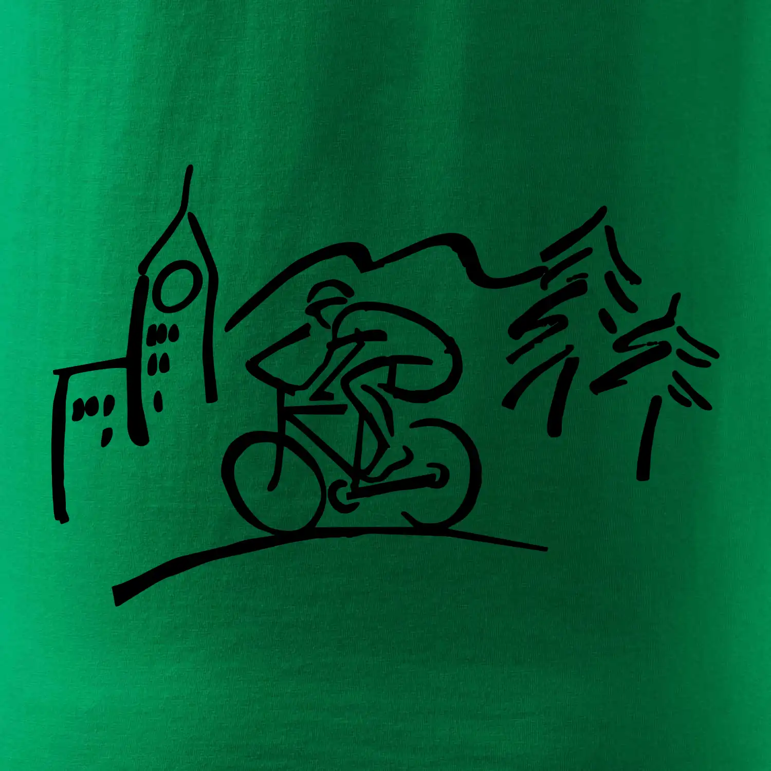 Cyklista na výletě