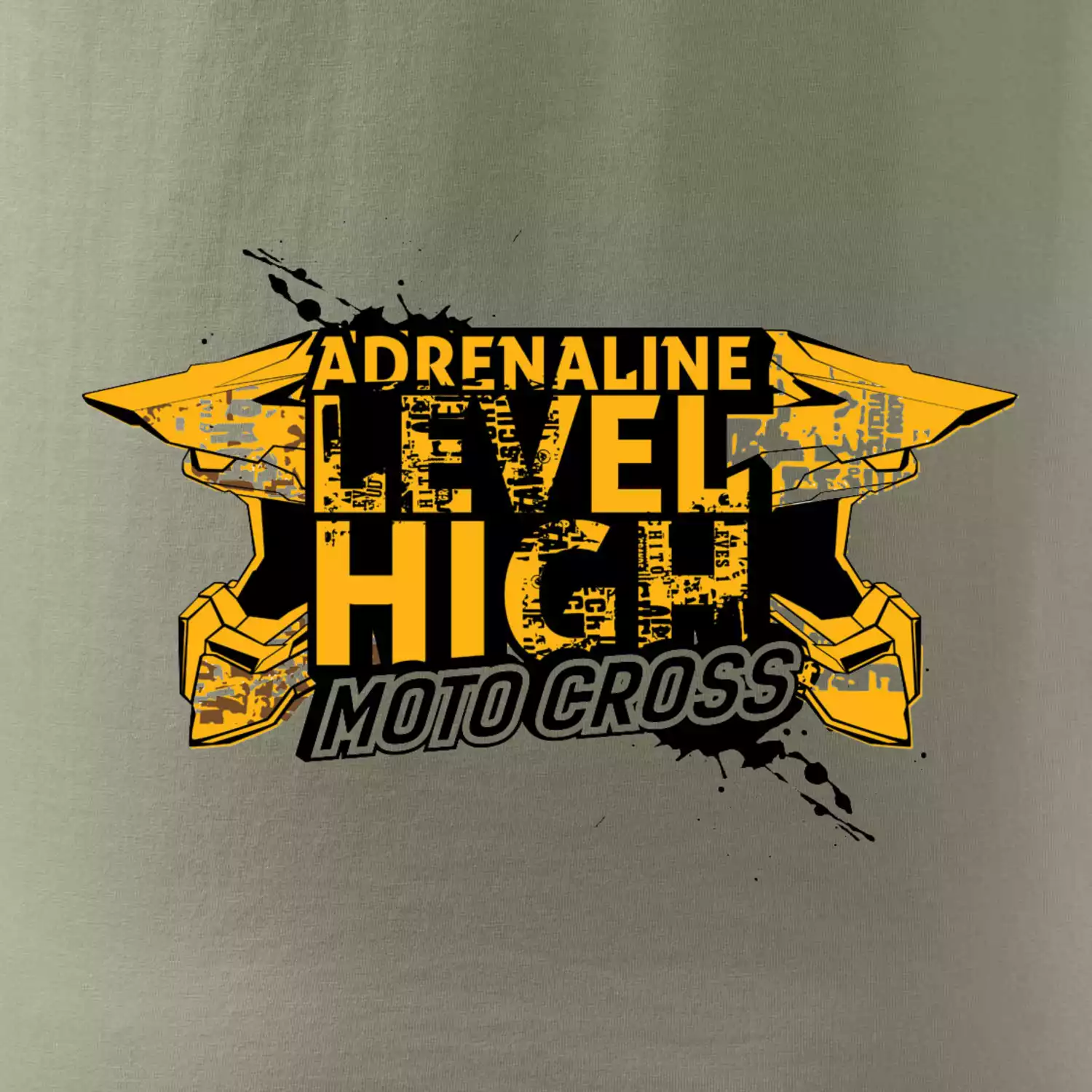 Motocross adrenaline level high