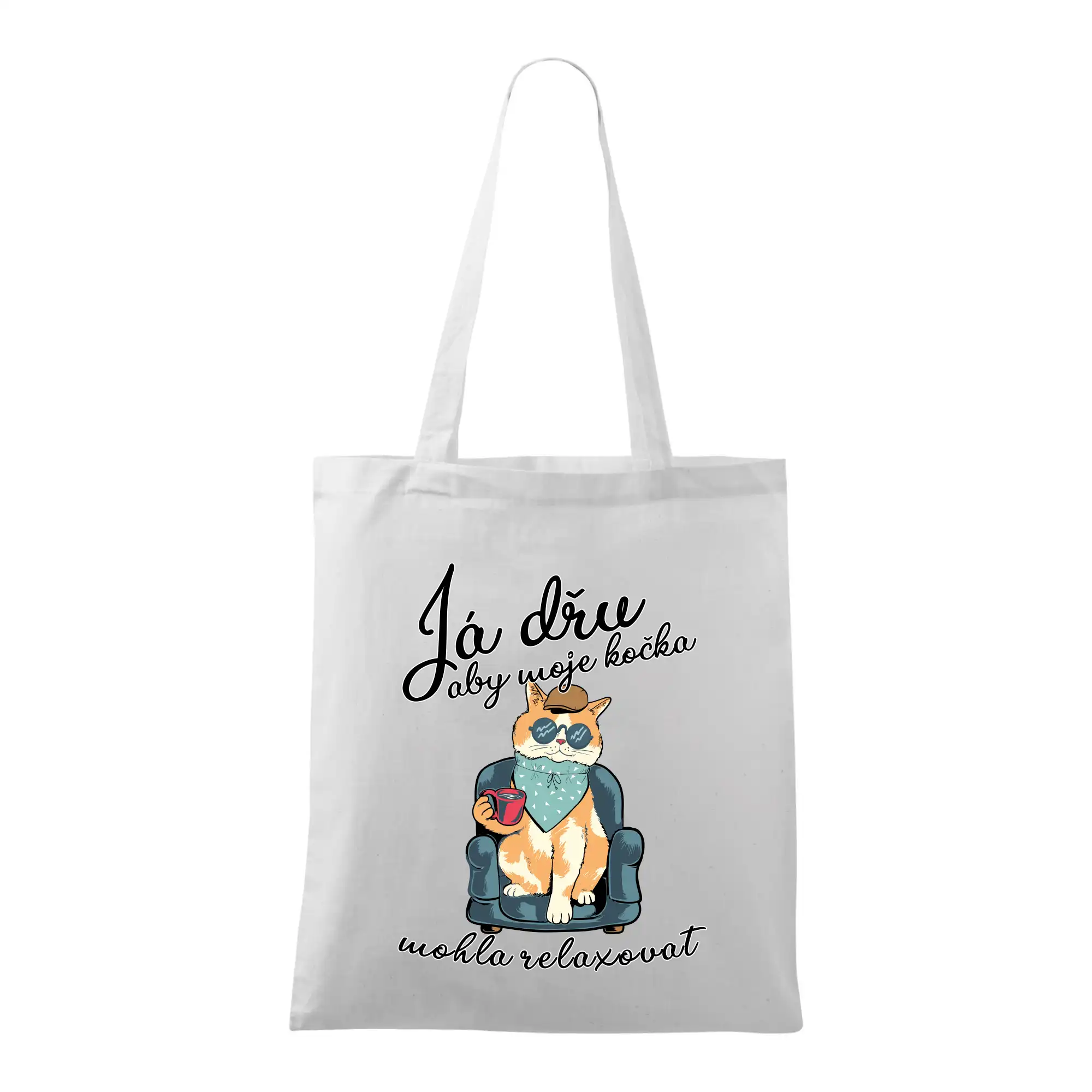 Já dřu, aby moje kočka mohla relaxovat