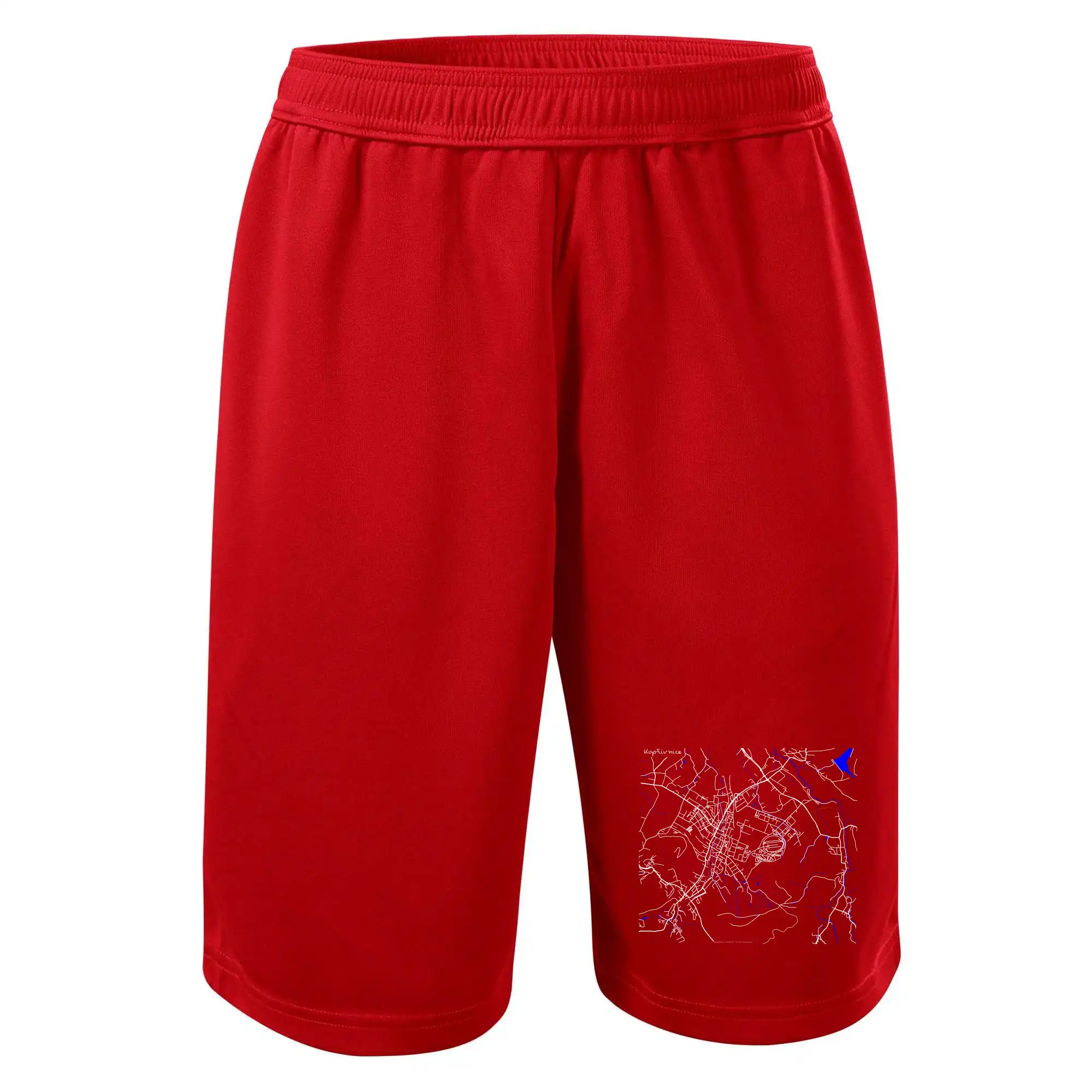 Kopřivnice - Mapa s vodními toky