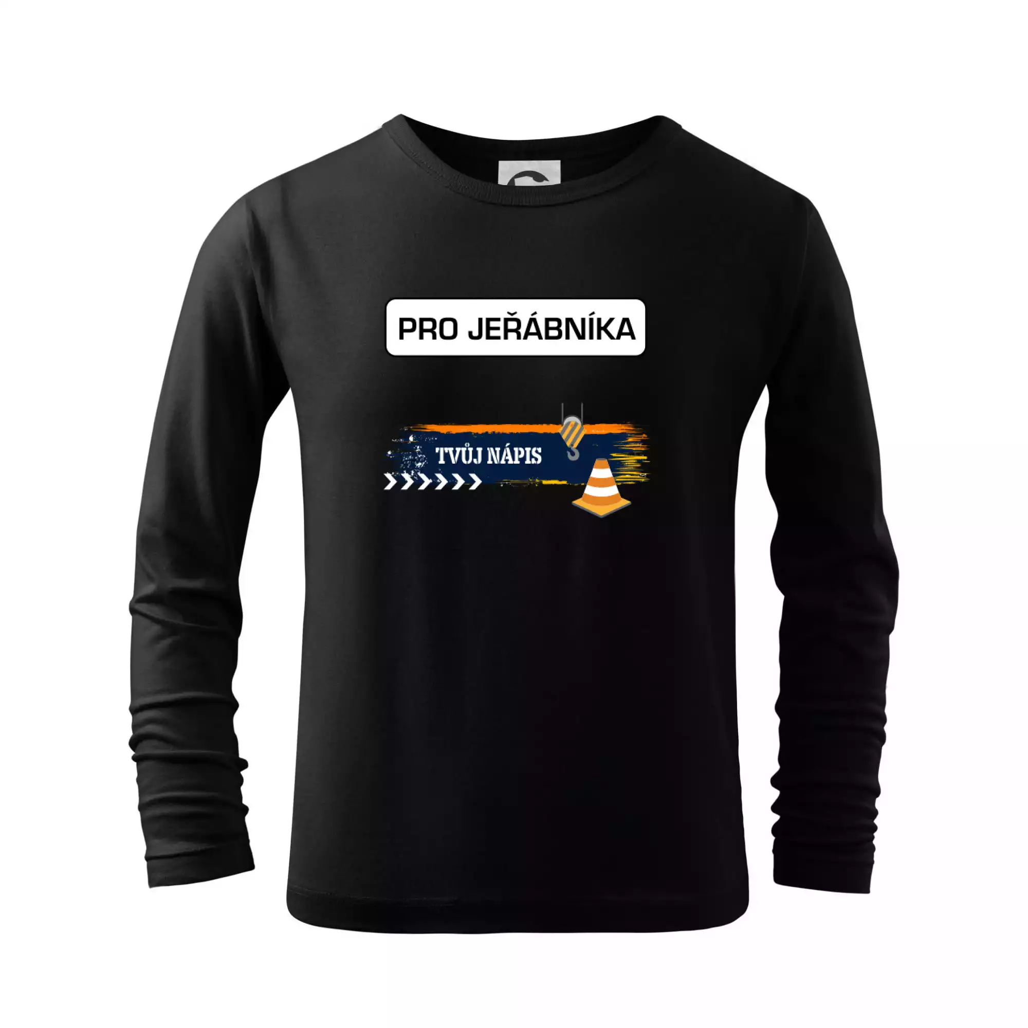 Stavba - vlastní nápis - jeřábník
