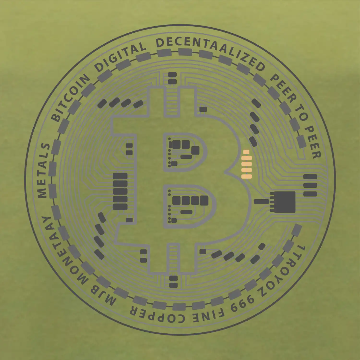 Bitcoin tištěný spoj