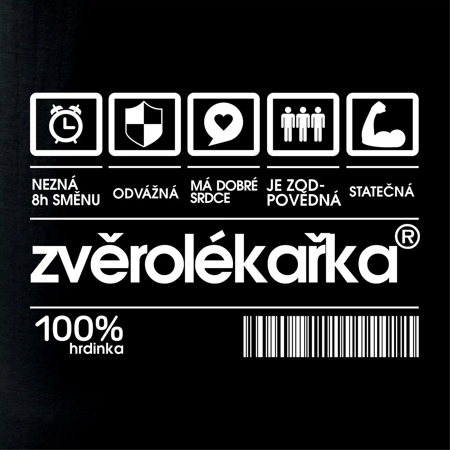 Čárový kód zvěrolékařka