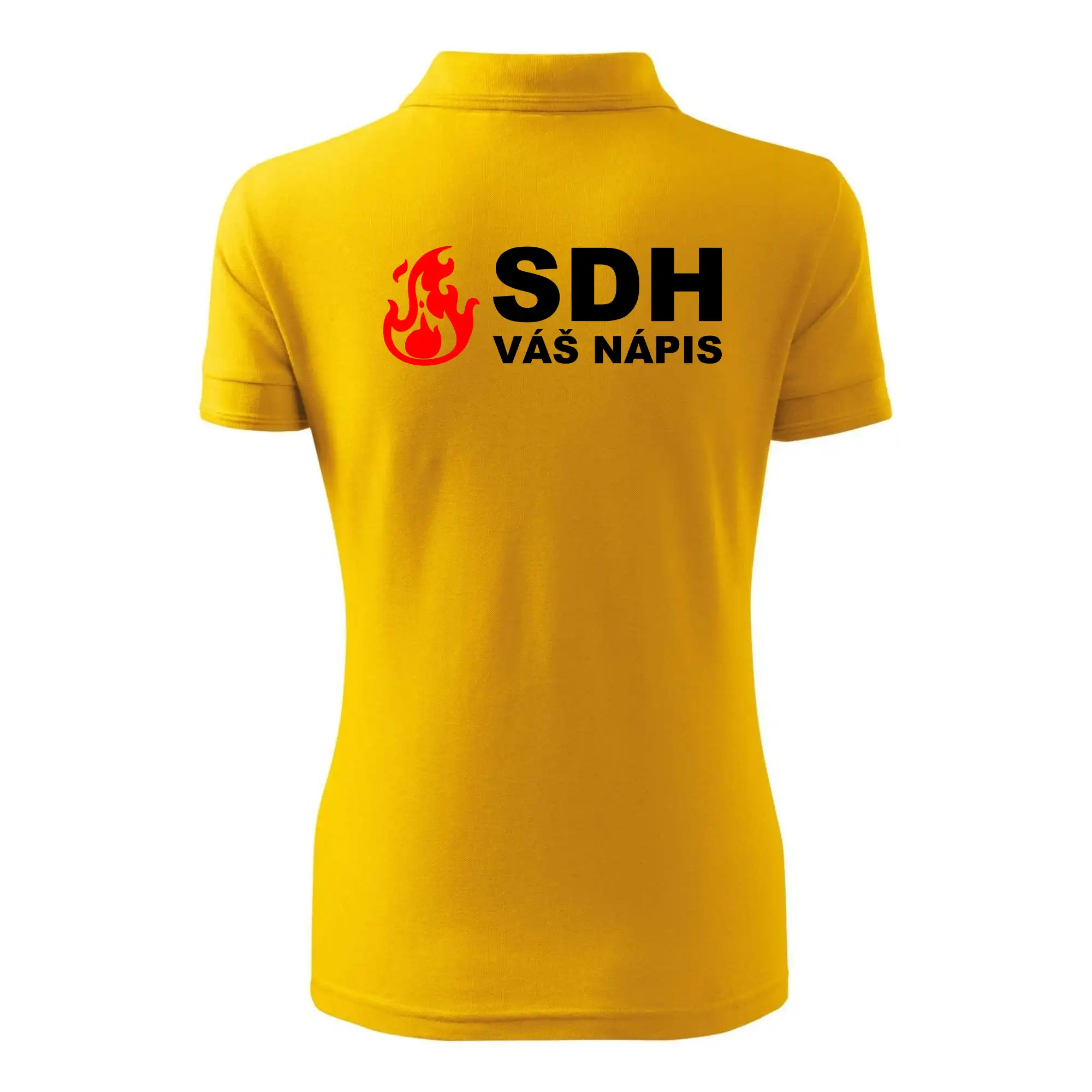 SDH nápis (oheň, firesport, název sboru - vlastní nápis)
