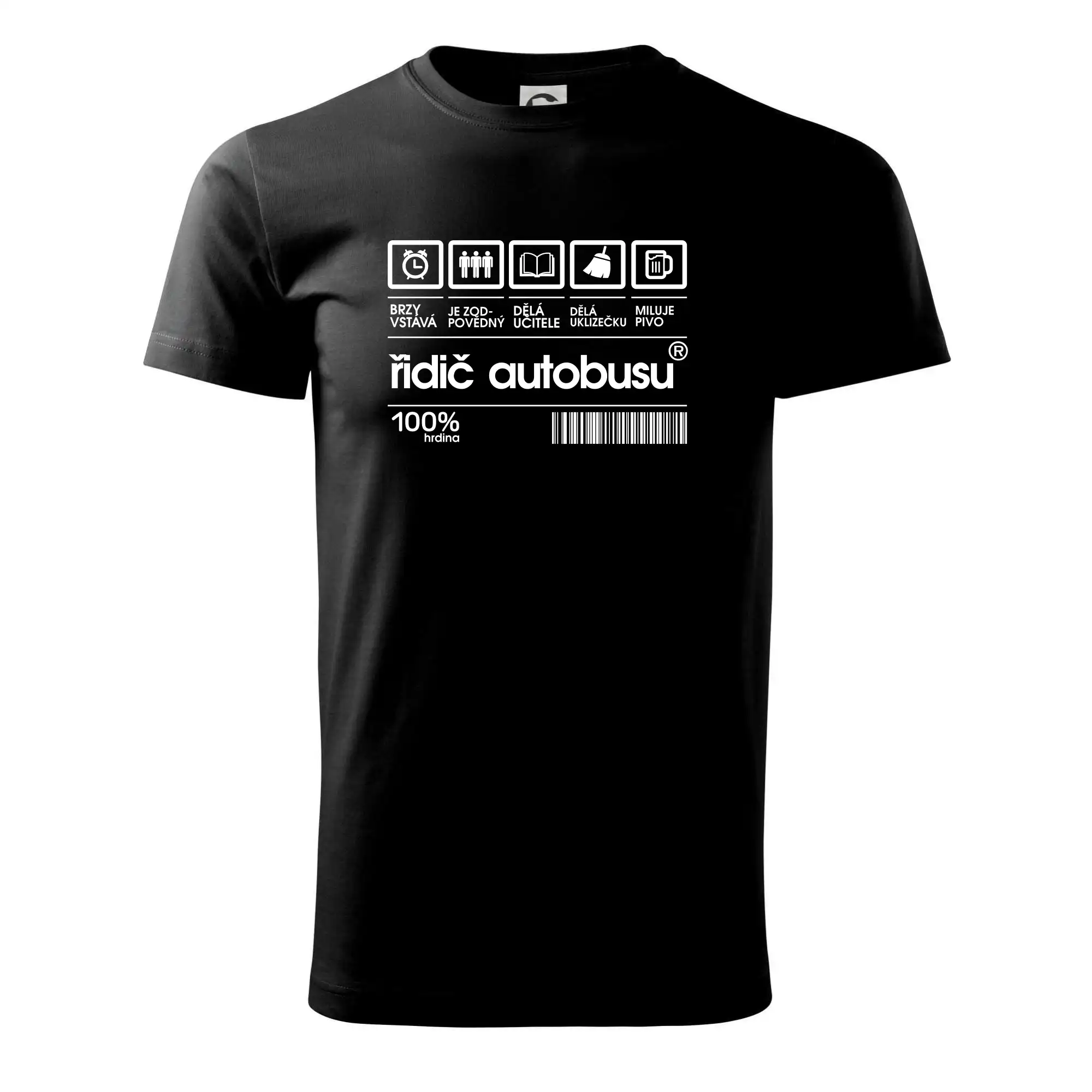 Čárový kód řidič autobusu