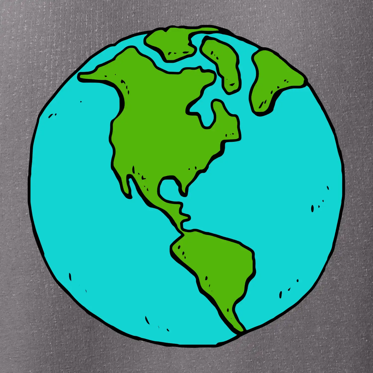 Planeta na prsu - Amerika