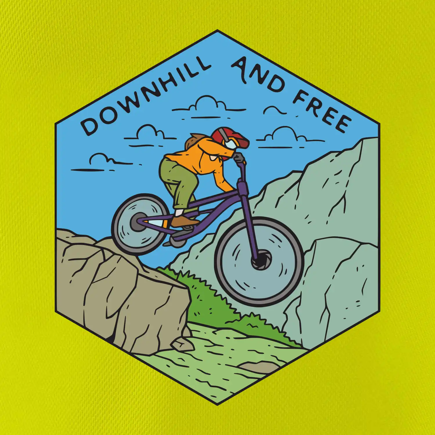 Downhill and free holka