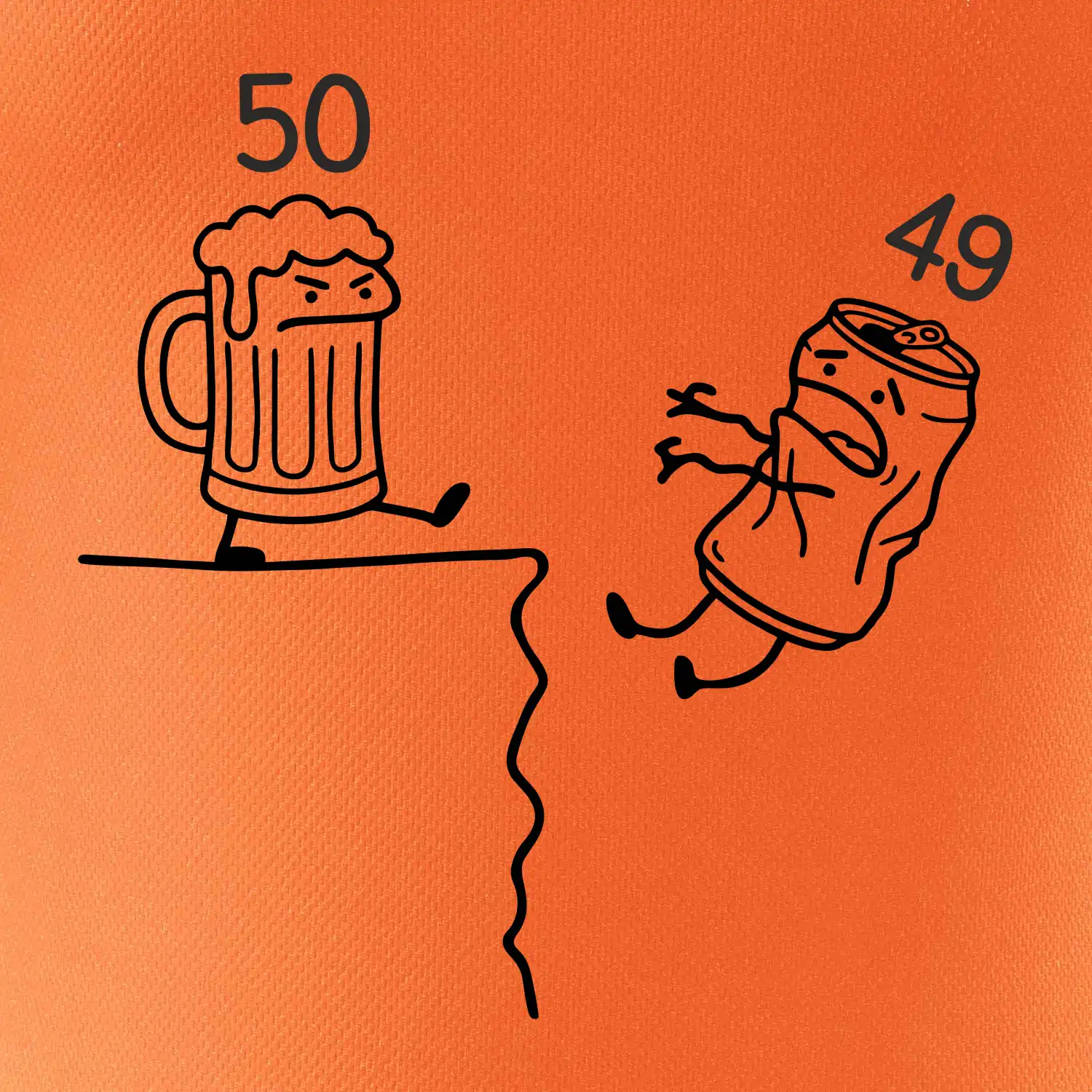 Pivo narozeniny - útes 50 let